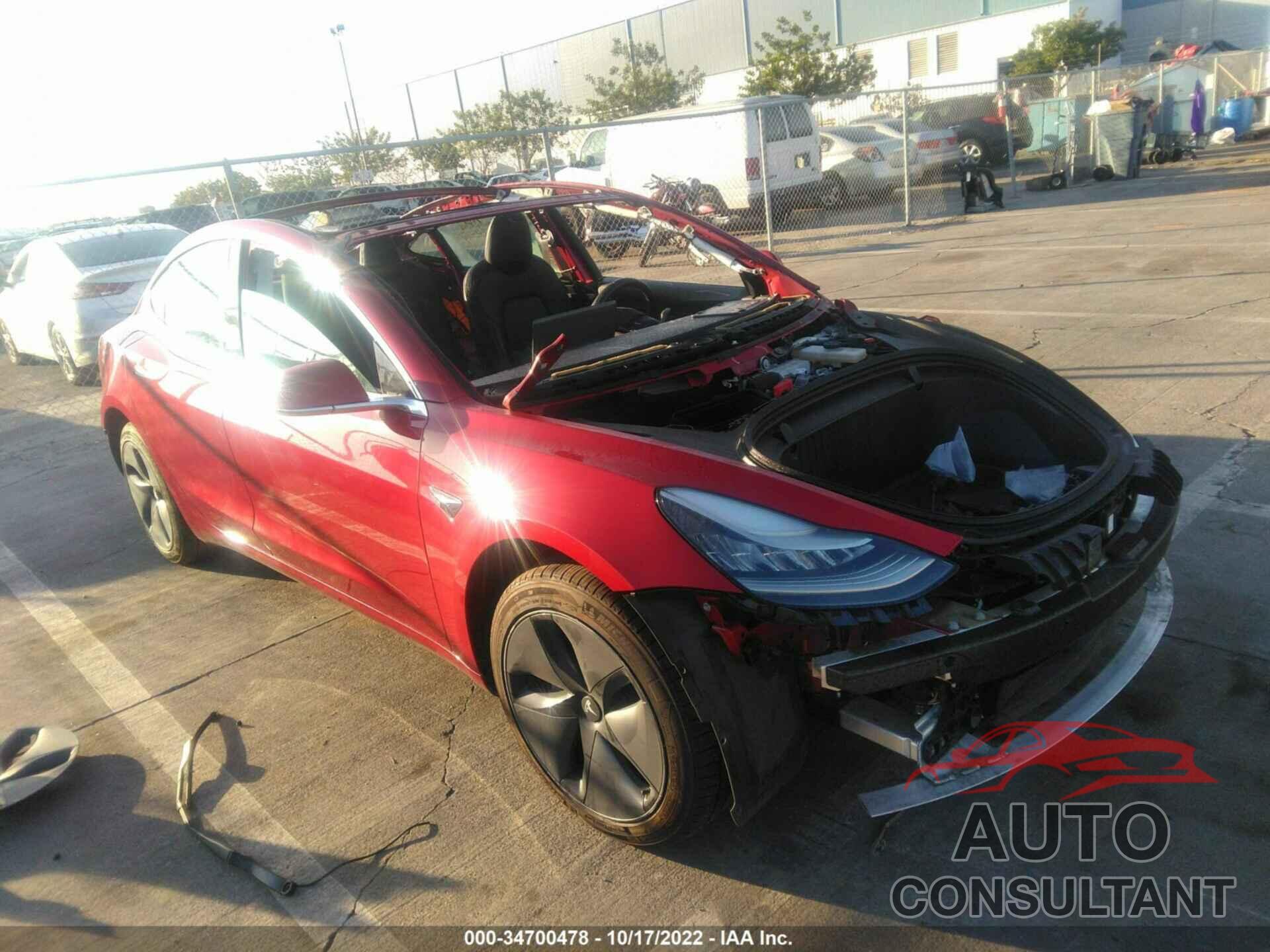 TESLA MODEL 3 2018 - 5YJ3E1EA9JF058214