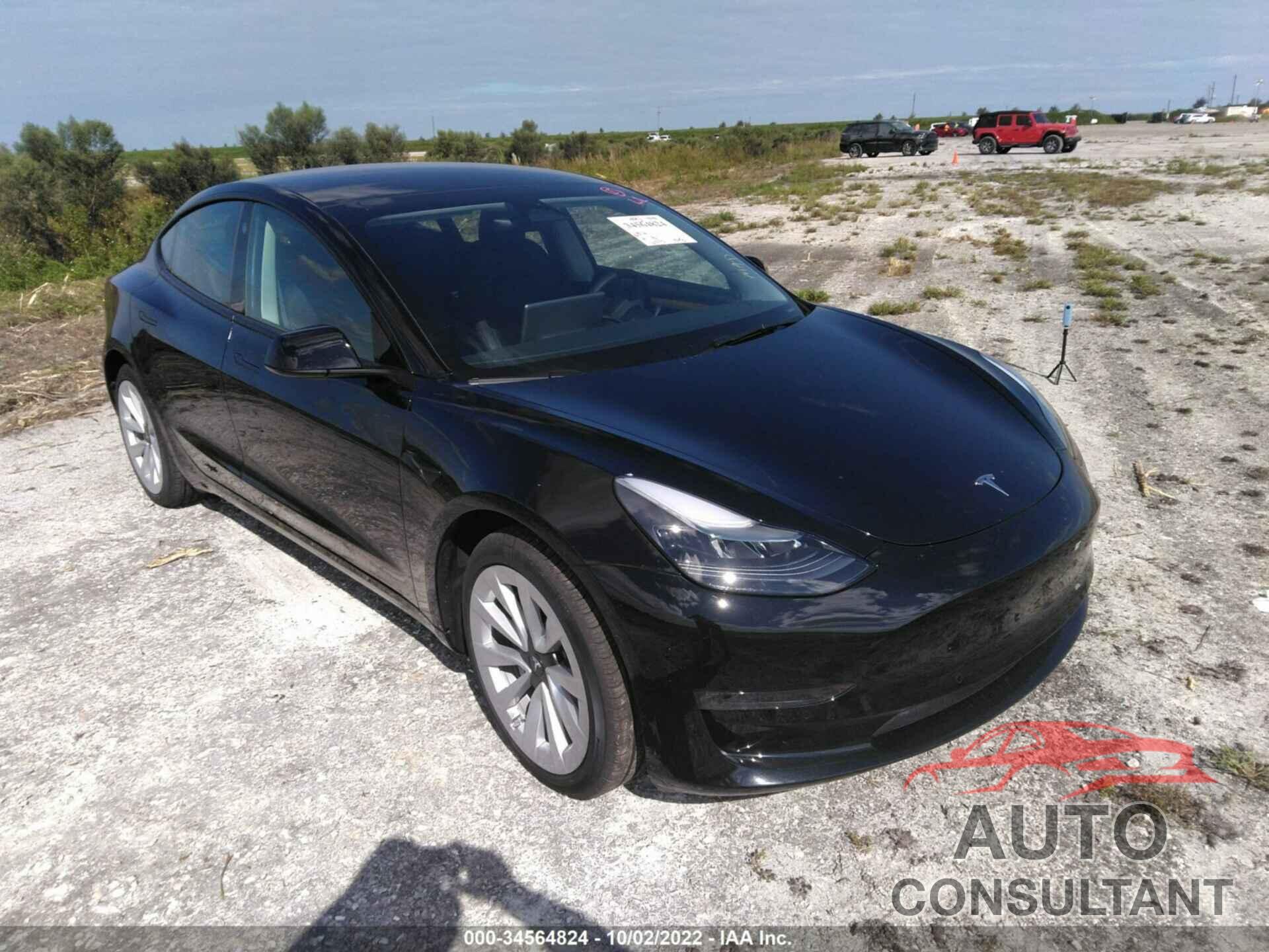 TESLA MODEL 3 2022 - 5YJ3E1EB6NF309639