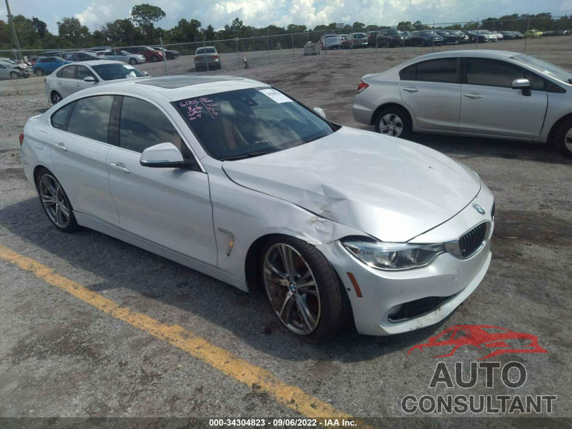 BMW 4 SERIES 2016 - WBA4B1C59GG242857