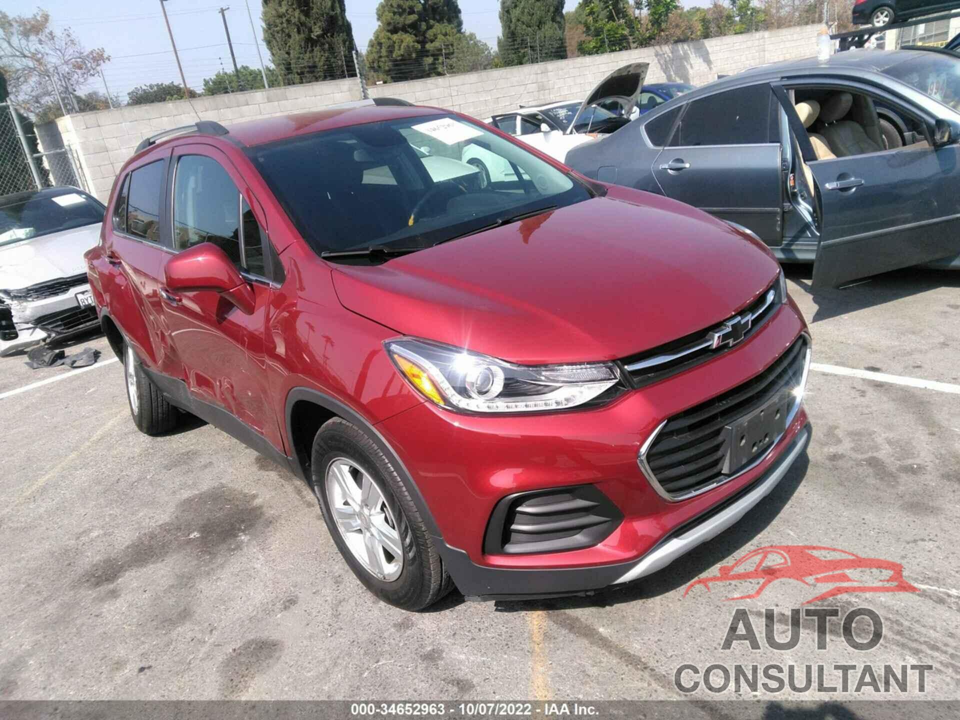 CHEVROLET TRAX 2019 - 3GNCJLSB8KL349267