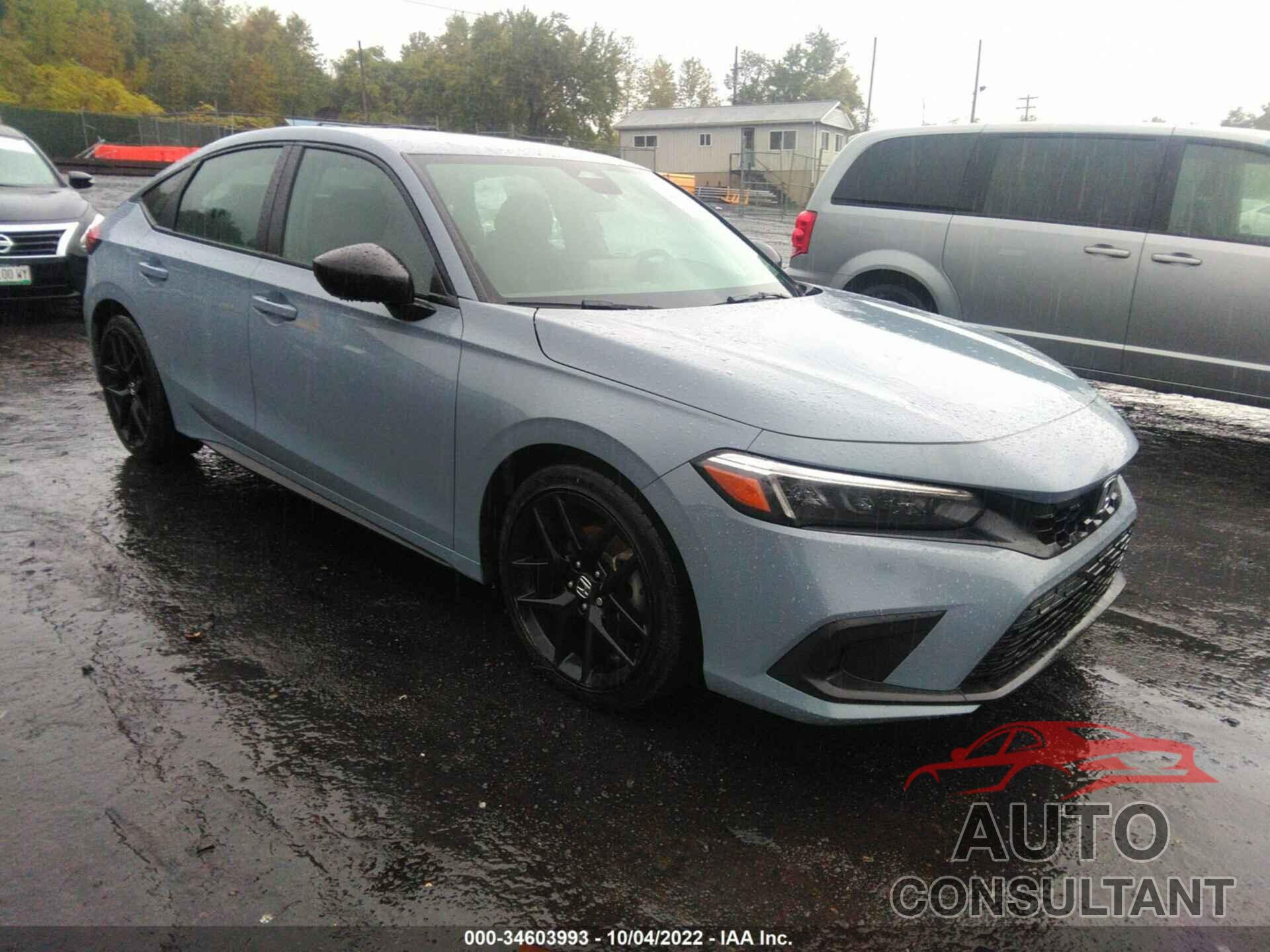 HONDA CIVIC HATCHBACK 2022 - 19XFL2G80NE010440