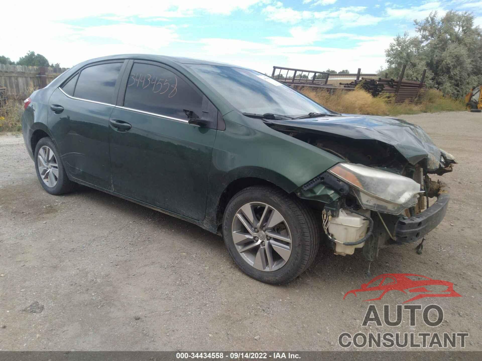 TOYOTA COROLLA 2016 - 2T1BPRHE9GC615736