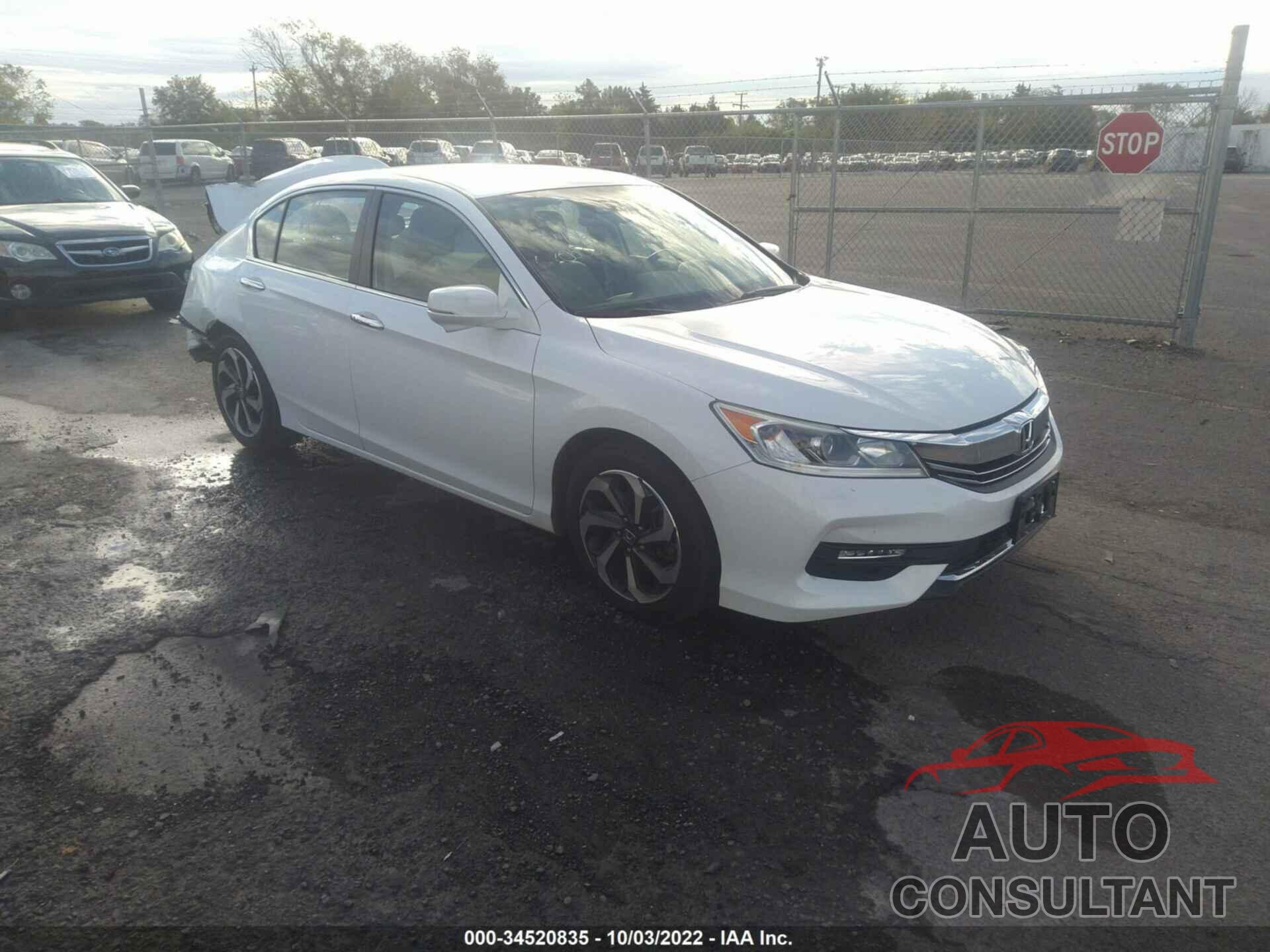 HONDA ACCORD SEDAN 2016 - 1HGCR2F92GA049758