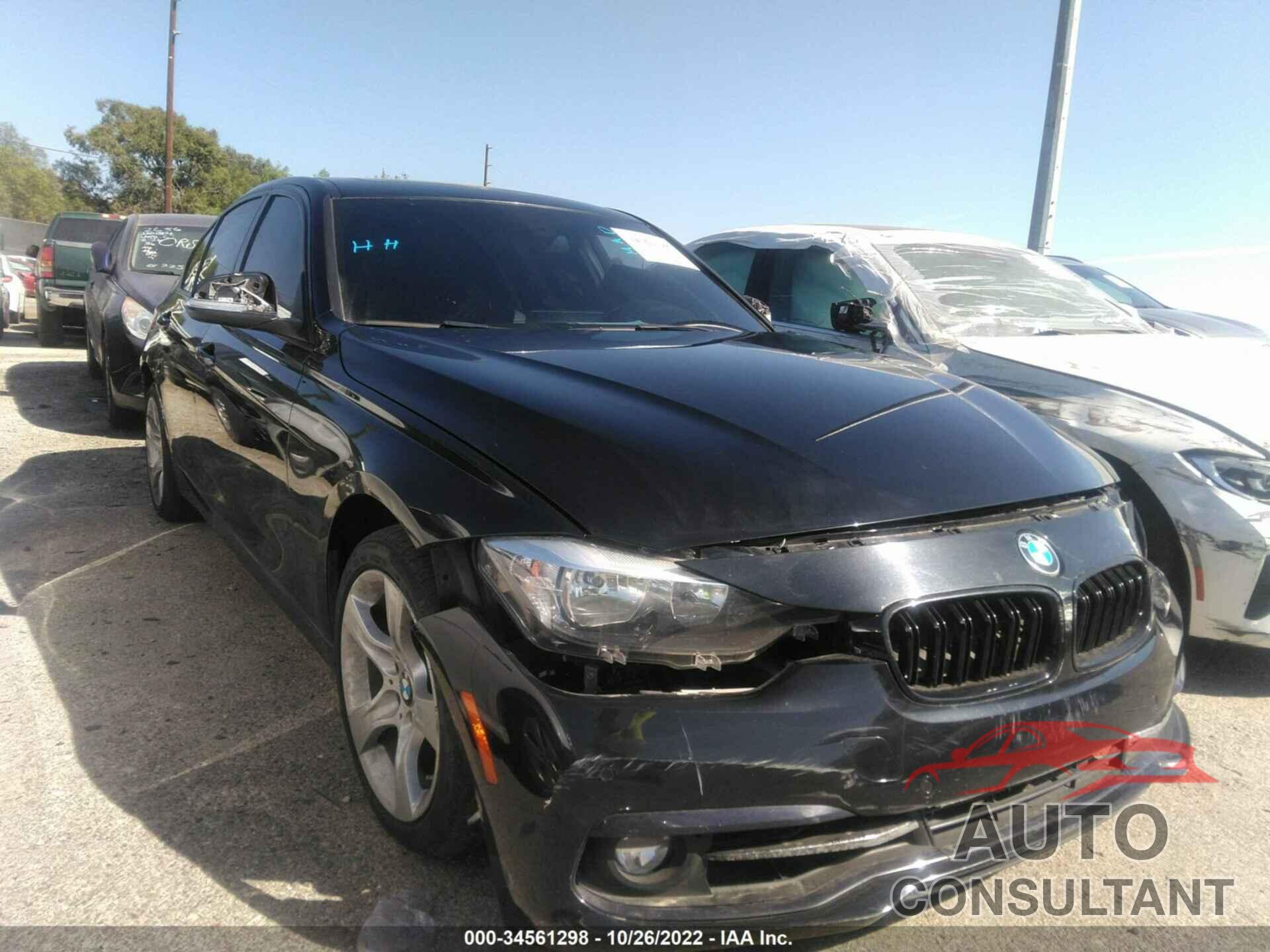 BMW 3 SERIES 2016 - WBA8E9G58GNT84999