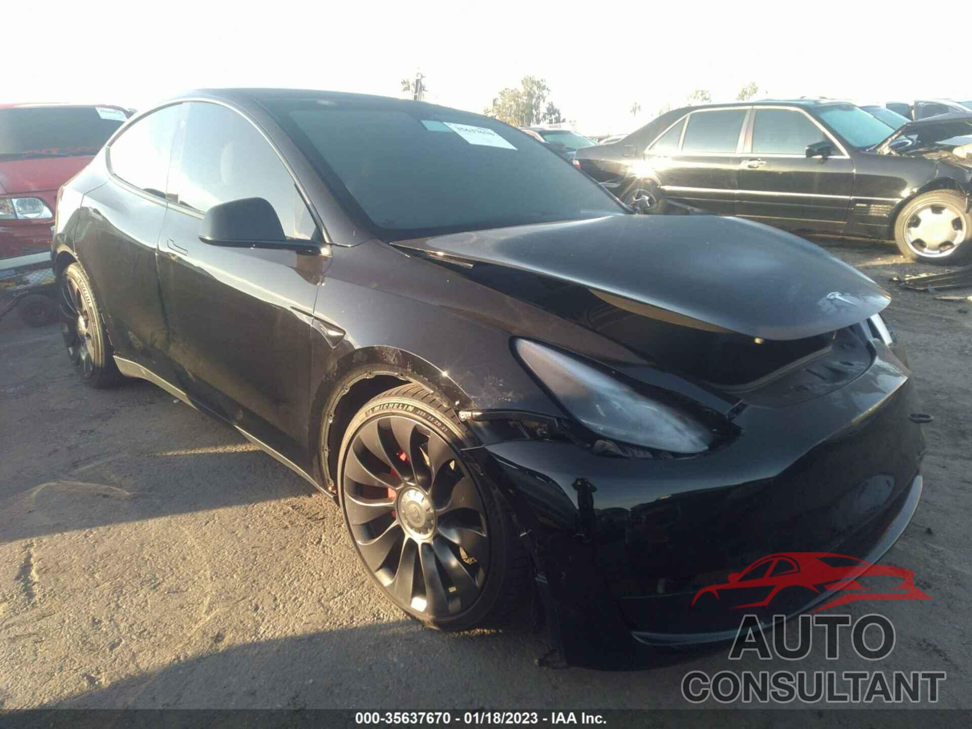 TESLA MODEL Y 2022 - 7SAYGDEF2NF408028