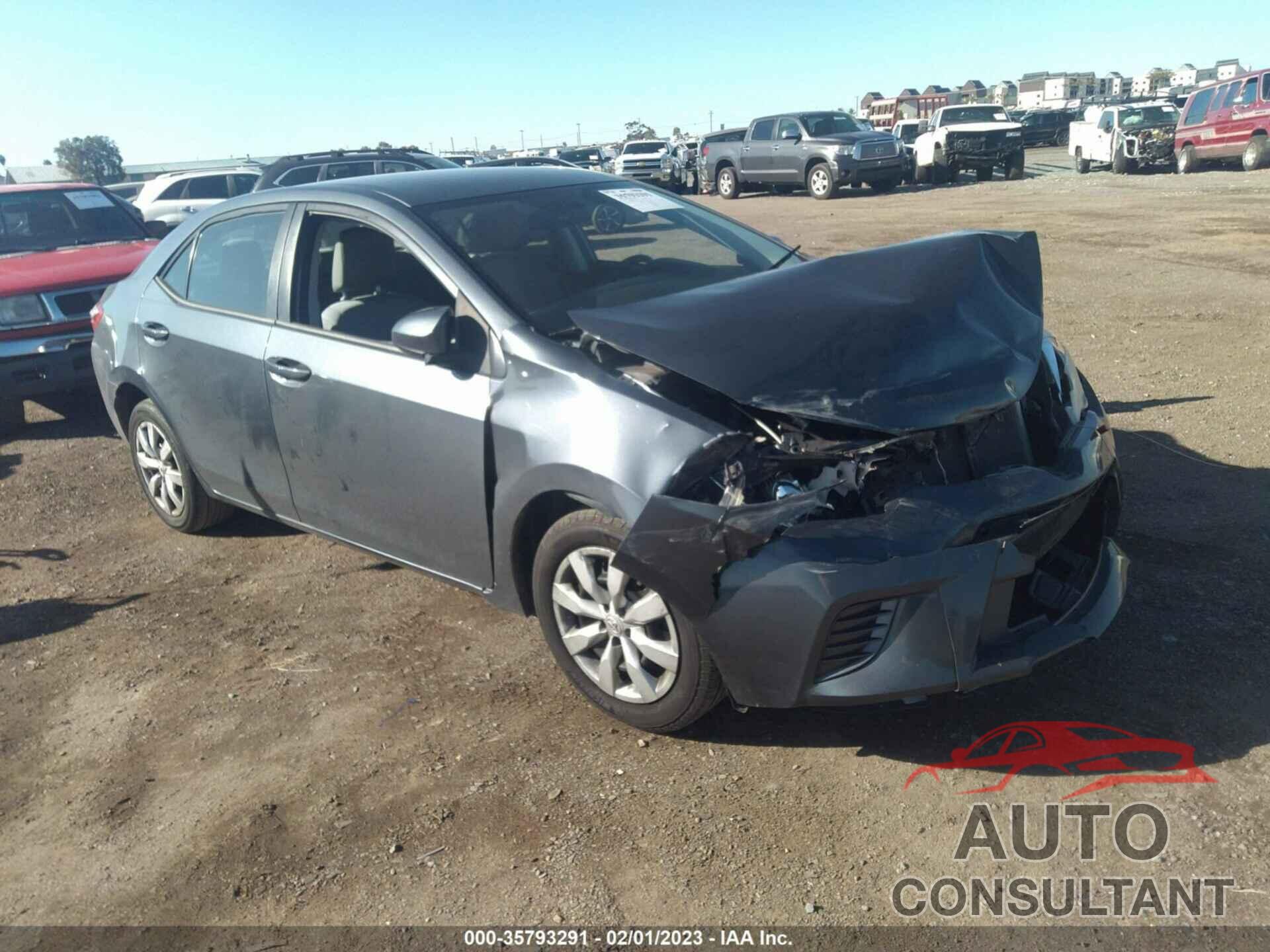 TOYOTA COROLLA 2016 - 5YFBURHE8GP384126