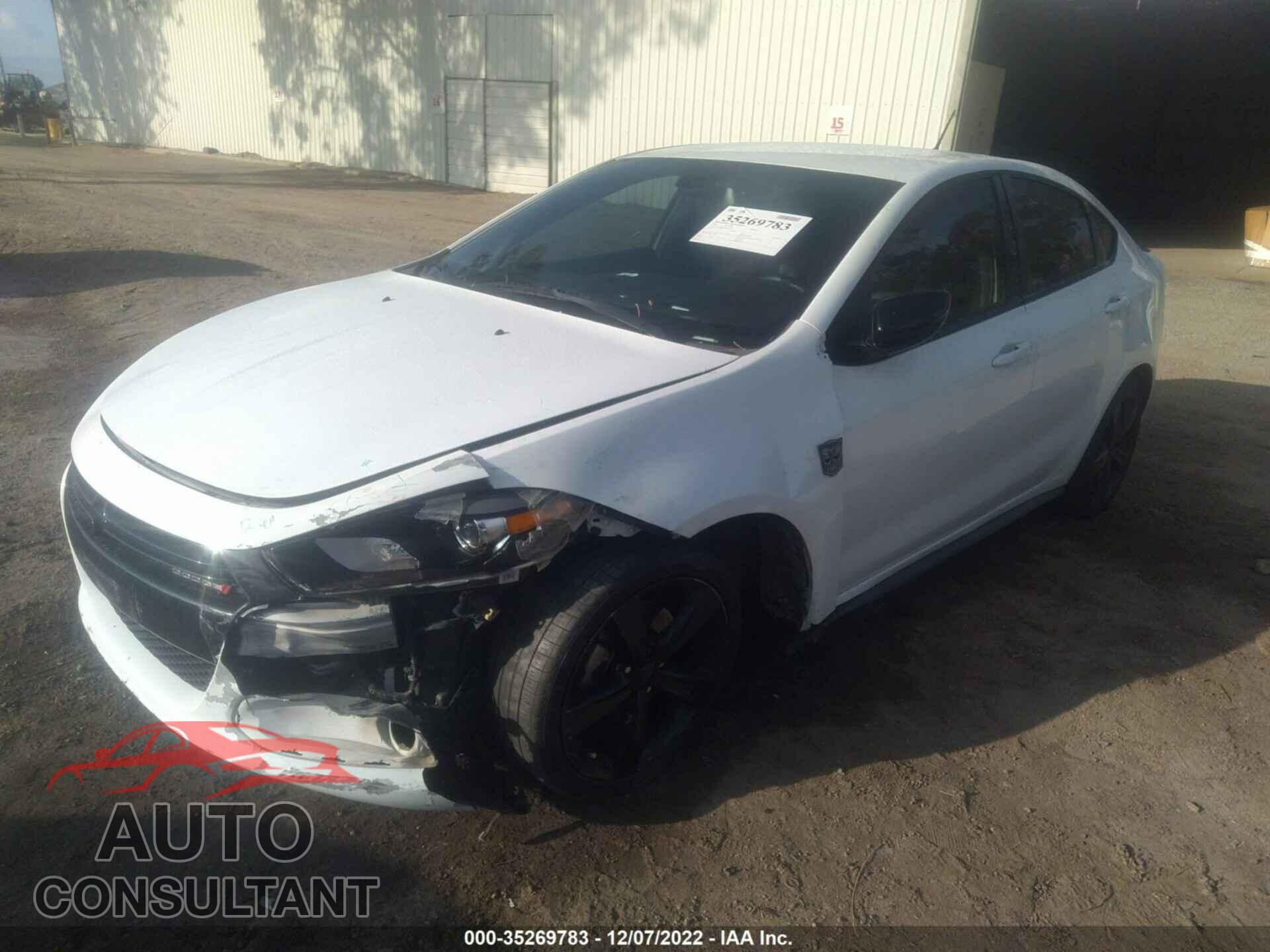 DODGE DART 2015 - 1C3CDFBB7FD391379