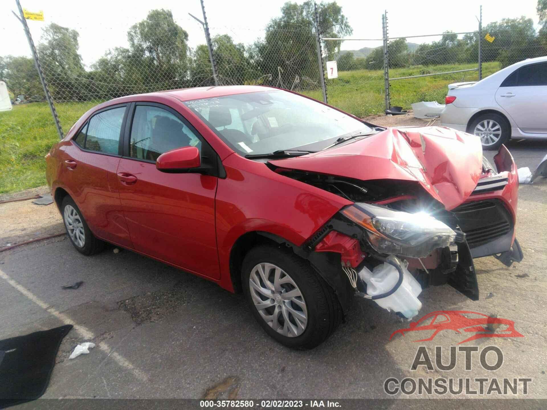 TOYOTA COROLLA 2017 - 5YFBURHE5HP675135