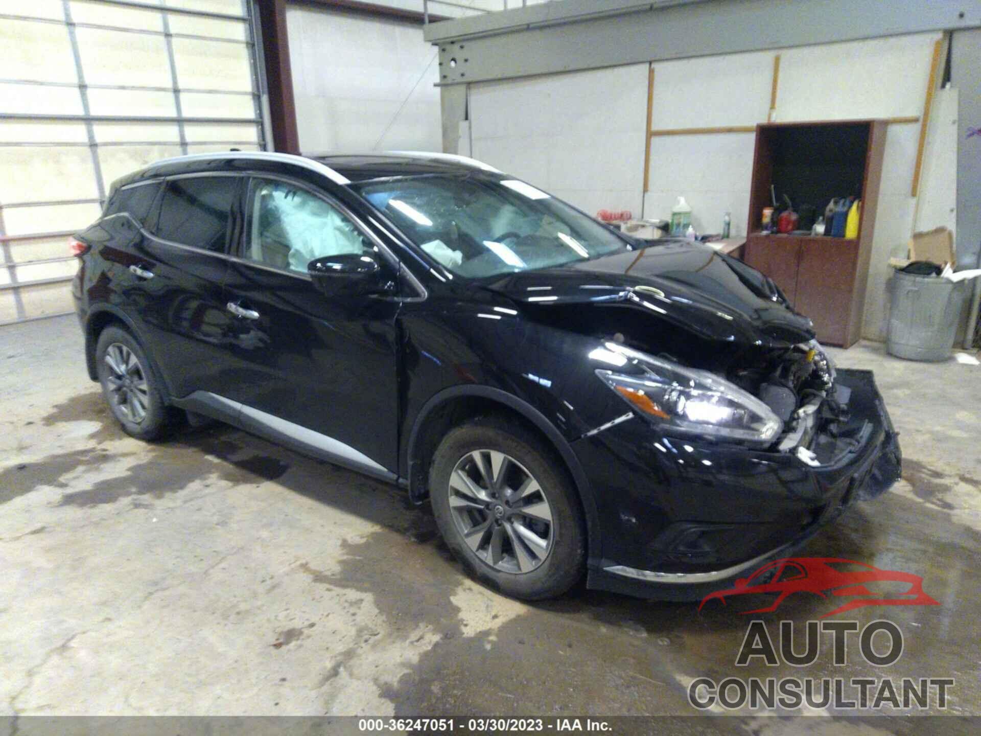 NISSAN MURANO 2018 - 5N1AZ2MH1JN178280