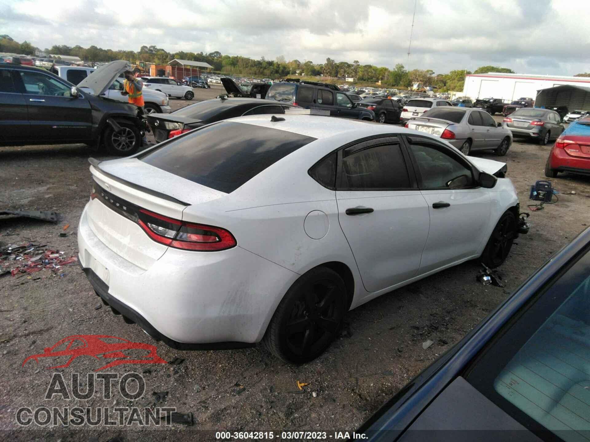DODGE DART 2015 - 1C3CDFBB7FD253082