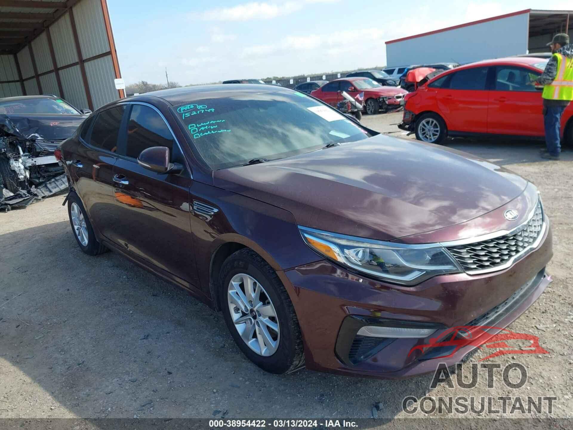 KIA OPTIMA 2019 - 5XXGT4L31KG278927