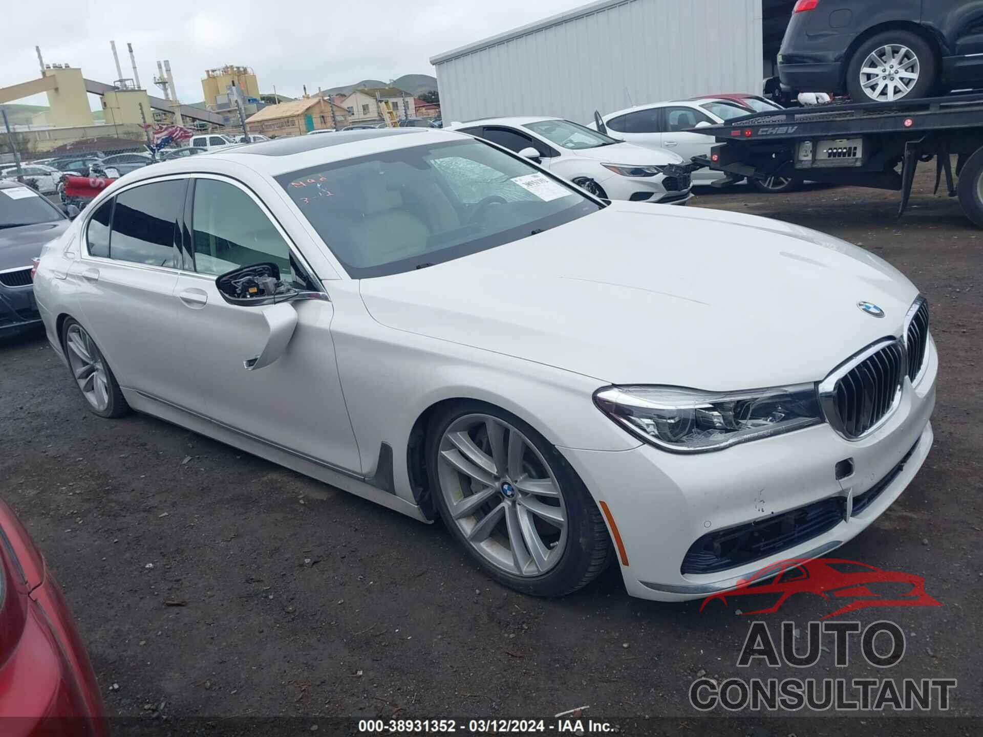 BMW 750I 2016 - WBA7F2C59GG419737