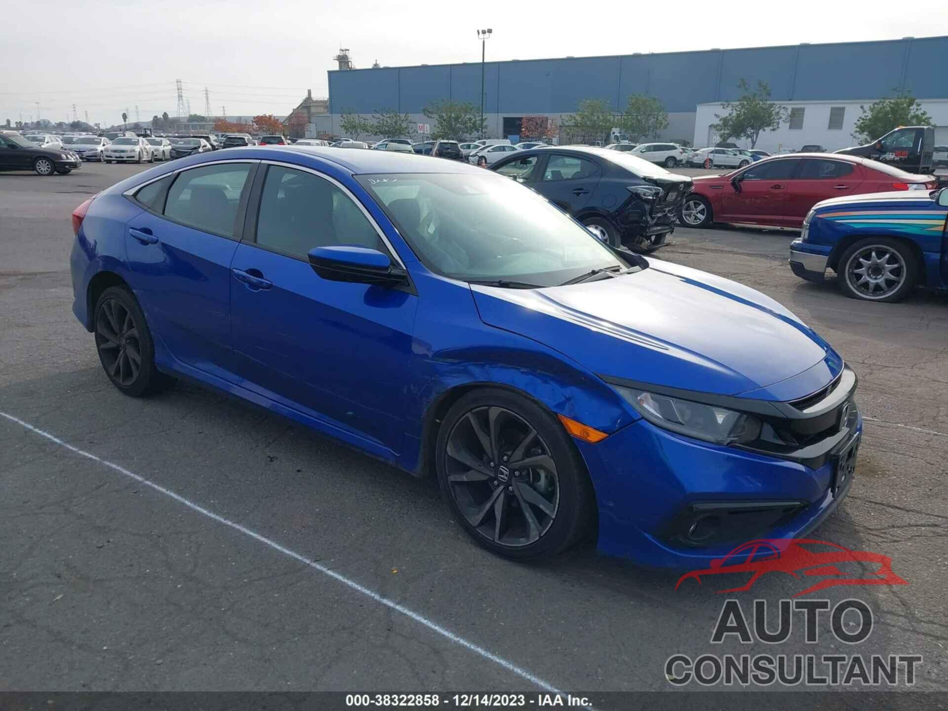 HONDA CIVIC 2019 - 19XFC2F87KE201673