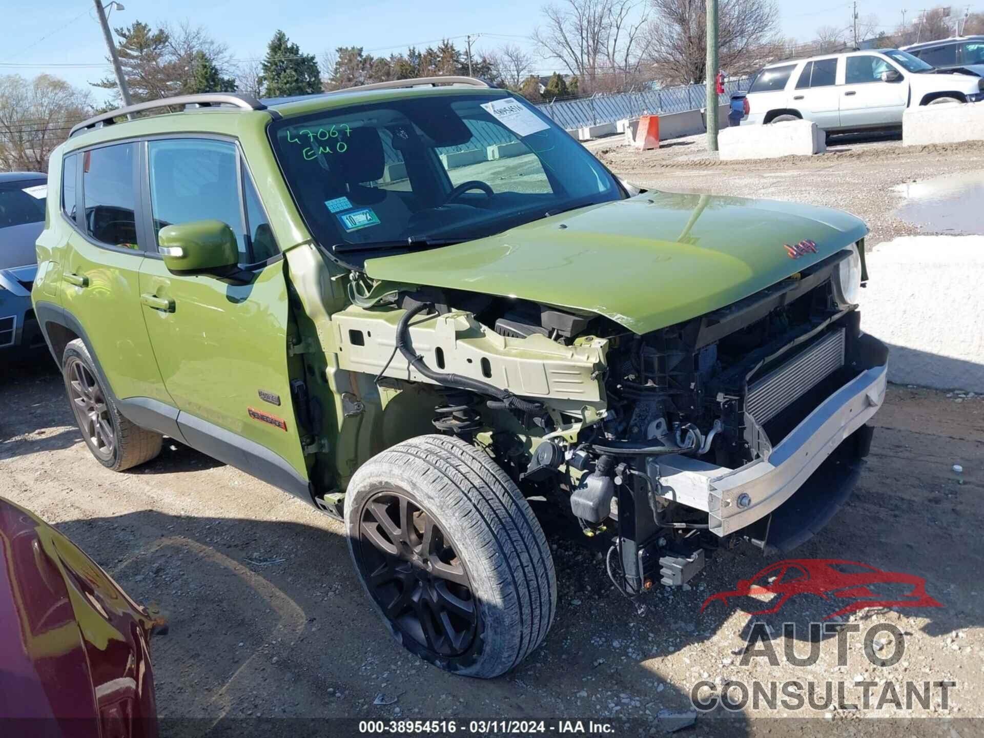 JEEP RENEGADE 2016 - ZACCJBBT0GPD31730