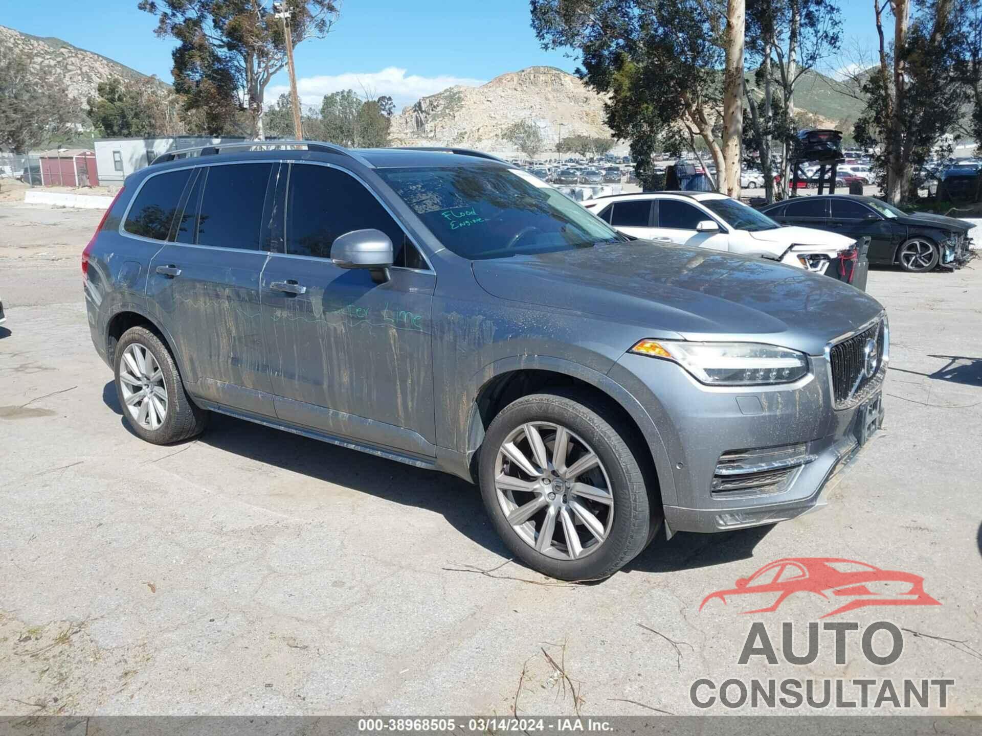 VOLVO XC90 2016 - YV4A22PK6G1072047