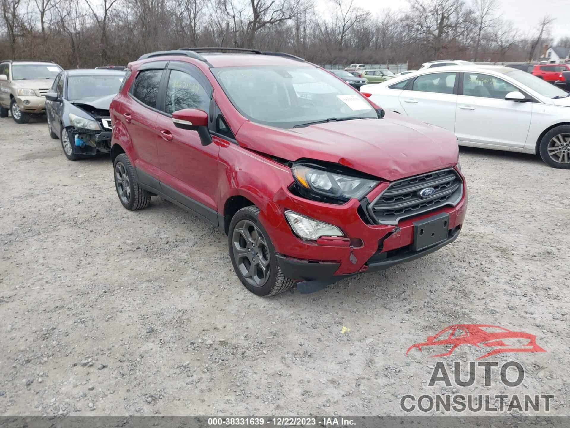 FORD ECOSPORT 2018 - MAJ6P1CL0JC170303