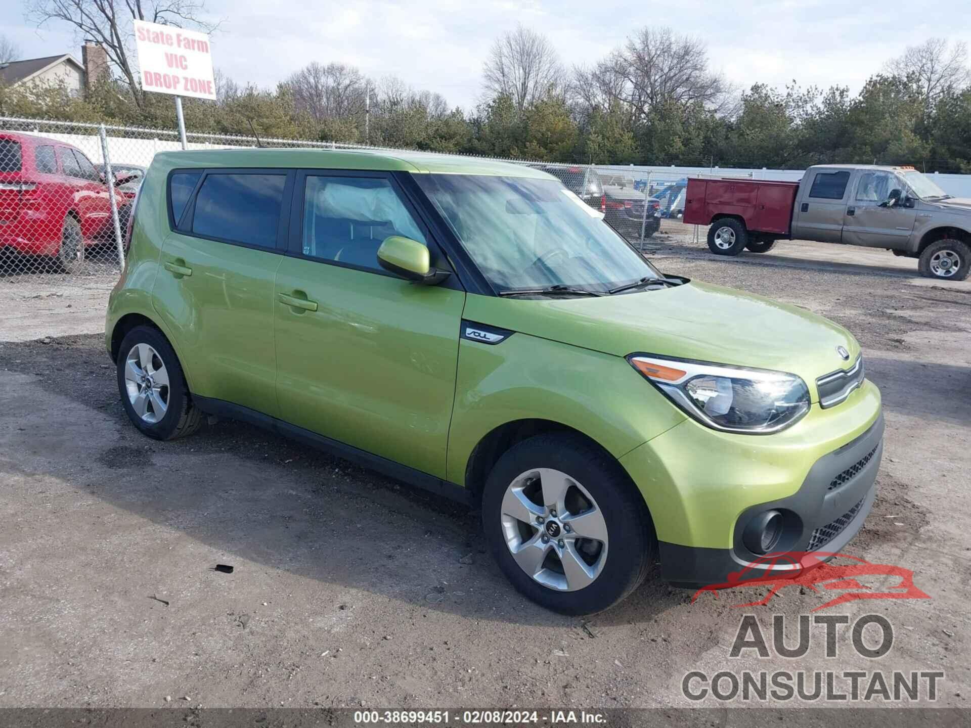 KIA SOUL 2019 - KNDJN2A26K7917262