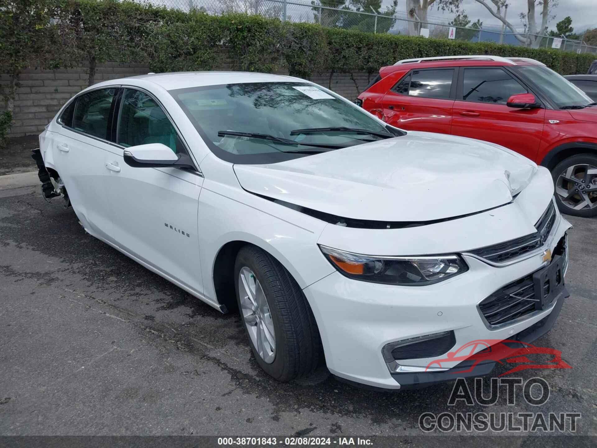 CHEVROLET MALIBU 2017 - 1G1ZE5ST2HF125256