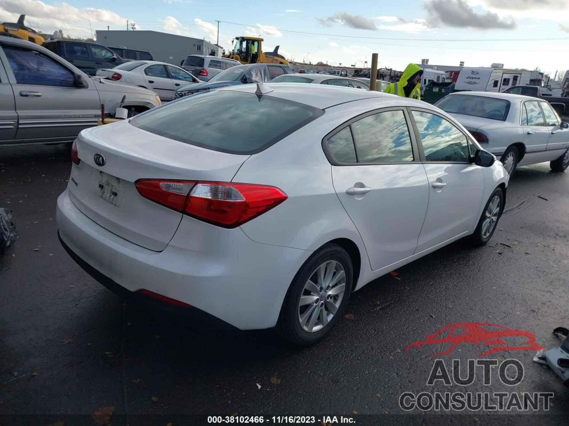 KIA FORTE 2016 - KNAFX4A63G5508473