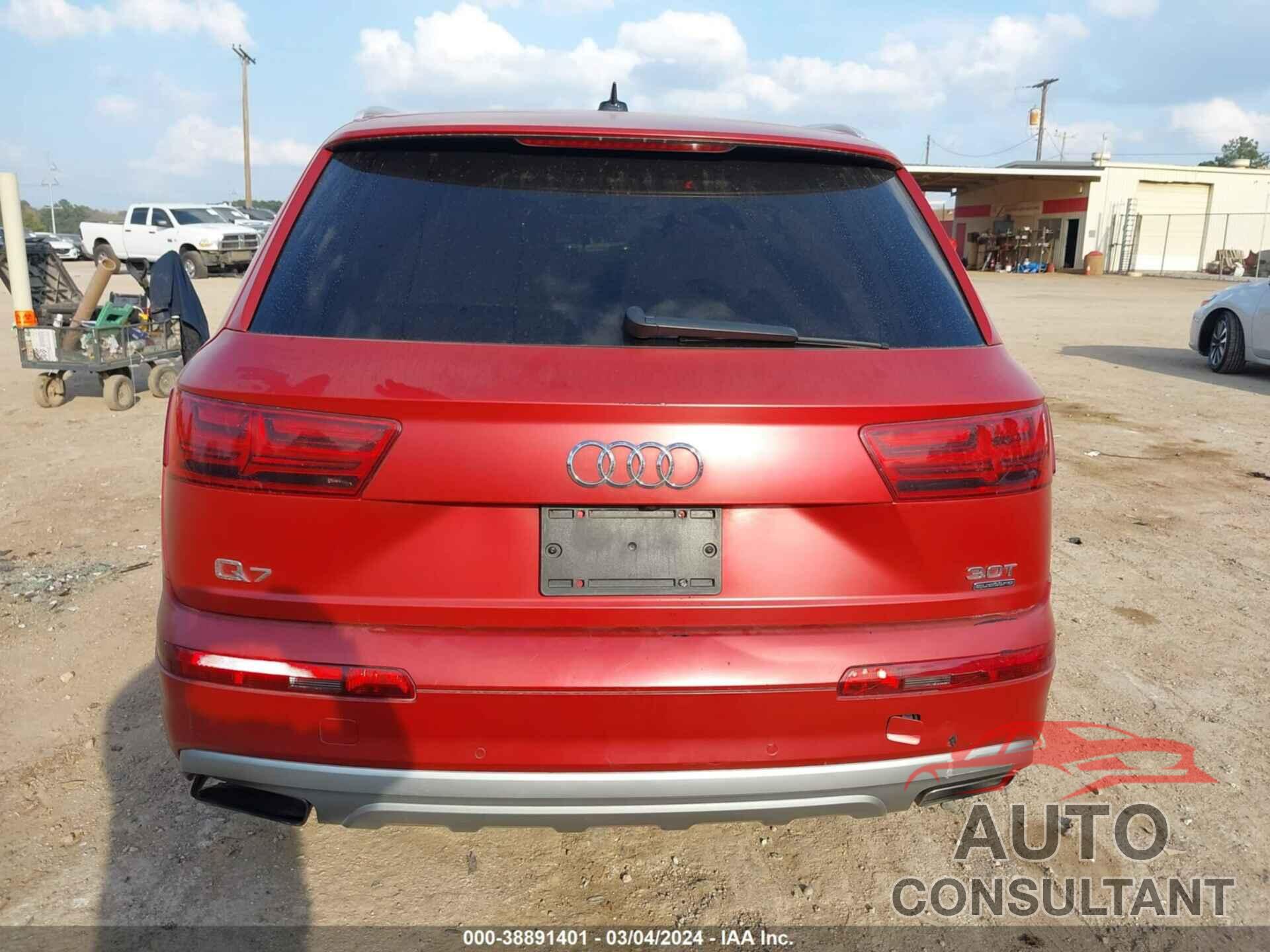 AUDI Q7 2017 - WA1AAAF73HD047484