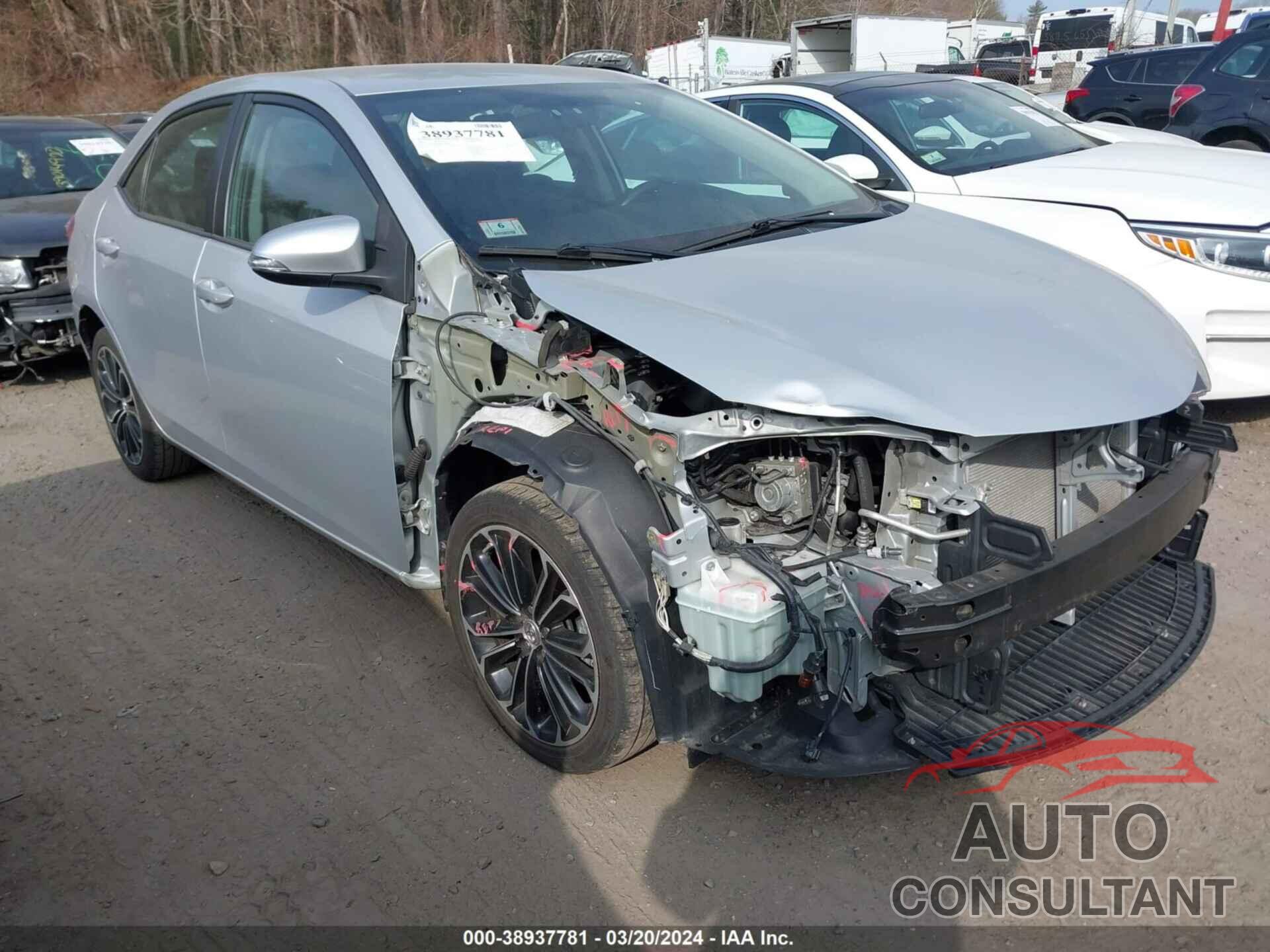 TOYOTA COROLLA 2016 - 2T1BURHE8GC696236
