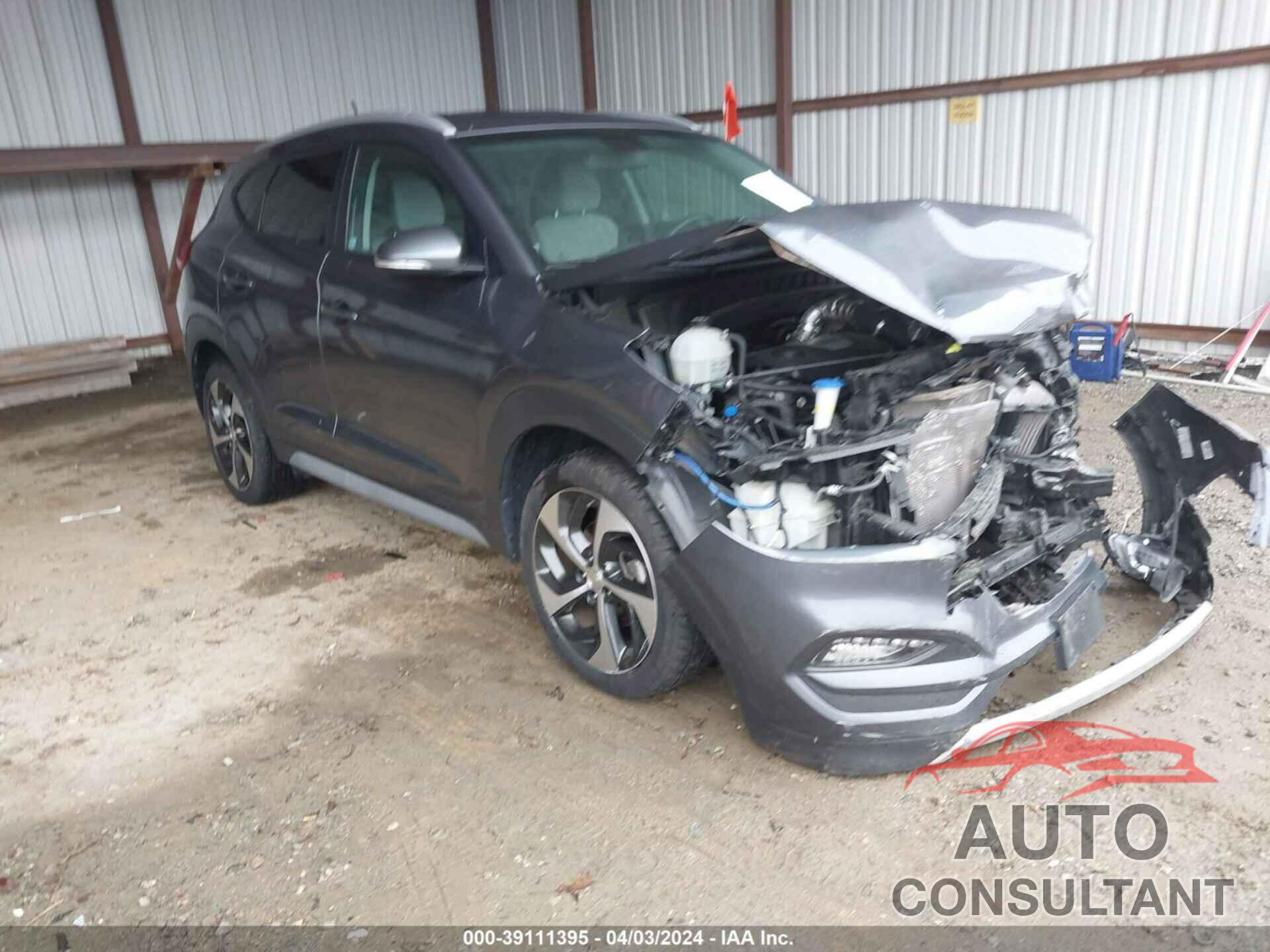 HYUNDAI TUCSON 2017 - KM8J3CA21HU393374