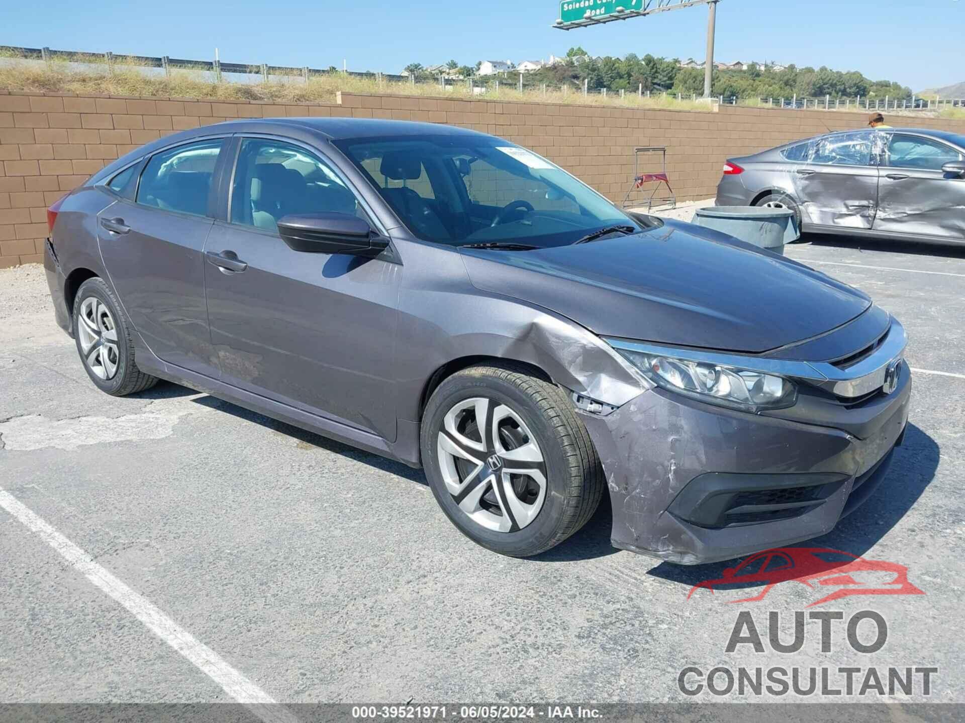 HONDA CIVIC 2018 - 2HGFC2F54JH592047