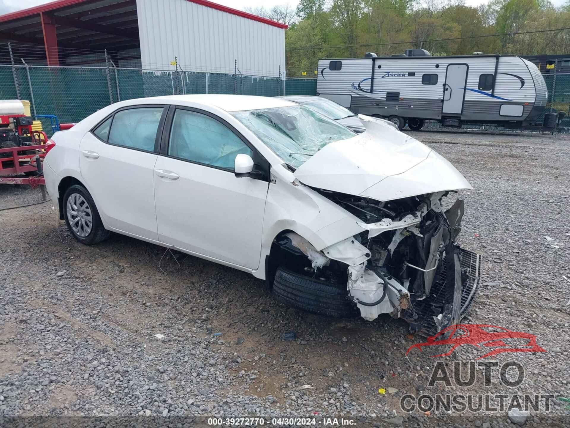TOYOTA COROLLA 2017 - 2T1BURHE3HC801508