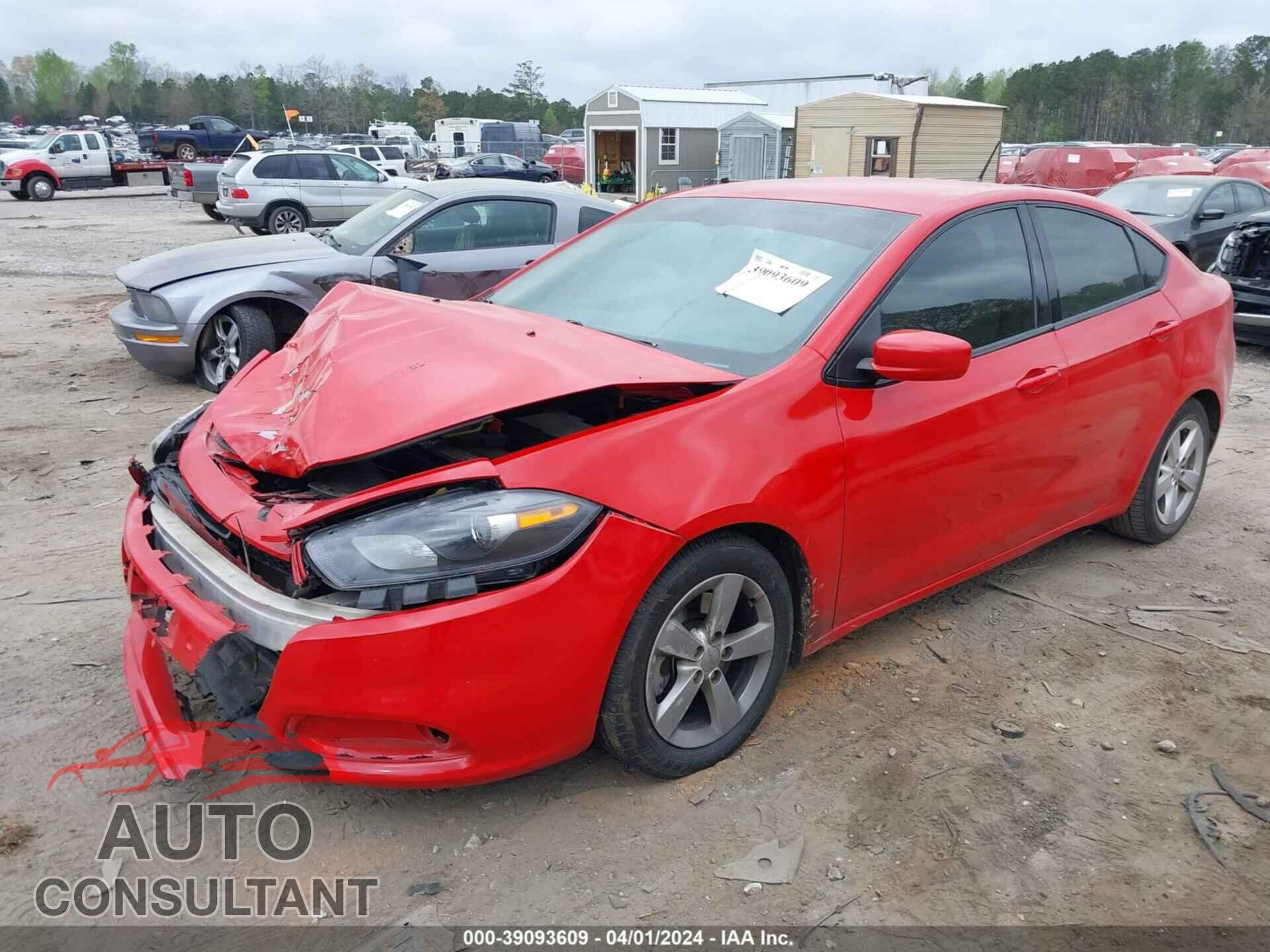 DODGE DART 2016 - 1C3CDFBB0GD766384