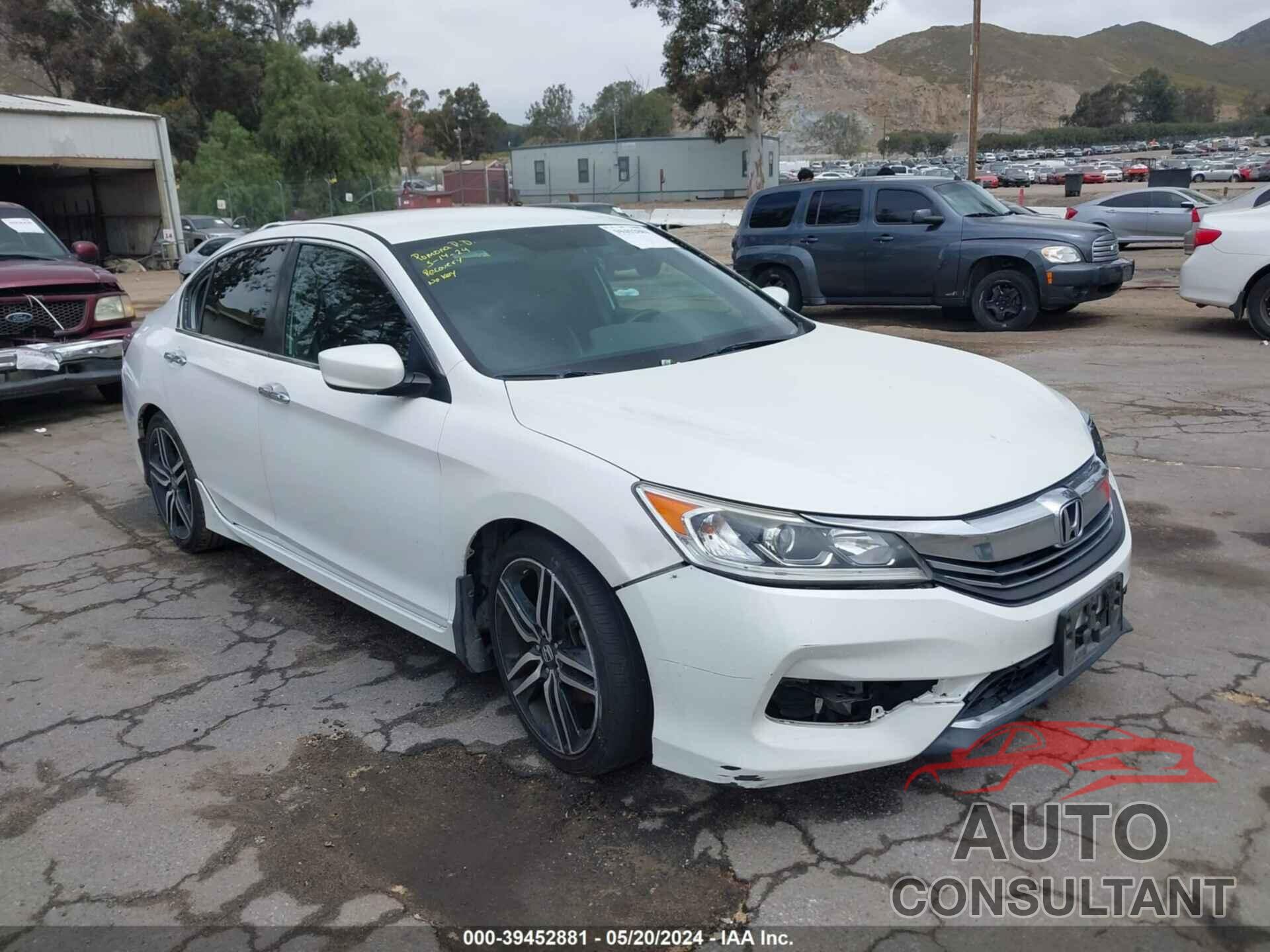 HONDA ACCORD 2016 - 1HGCR2F59GA149241
