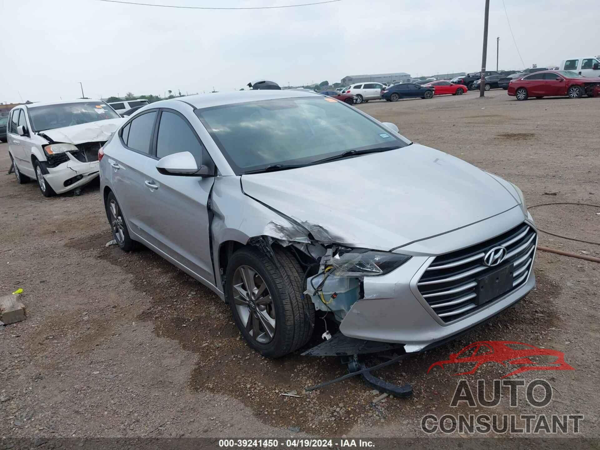 HYUNDAI ELANTRA 2017 - 5NPD84LF2HH040841