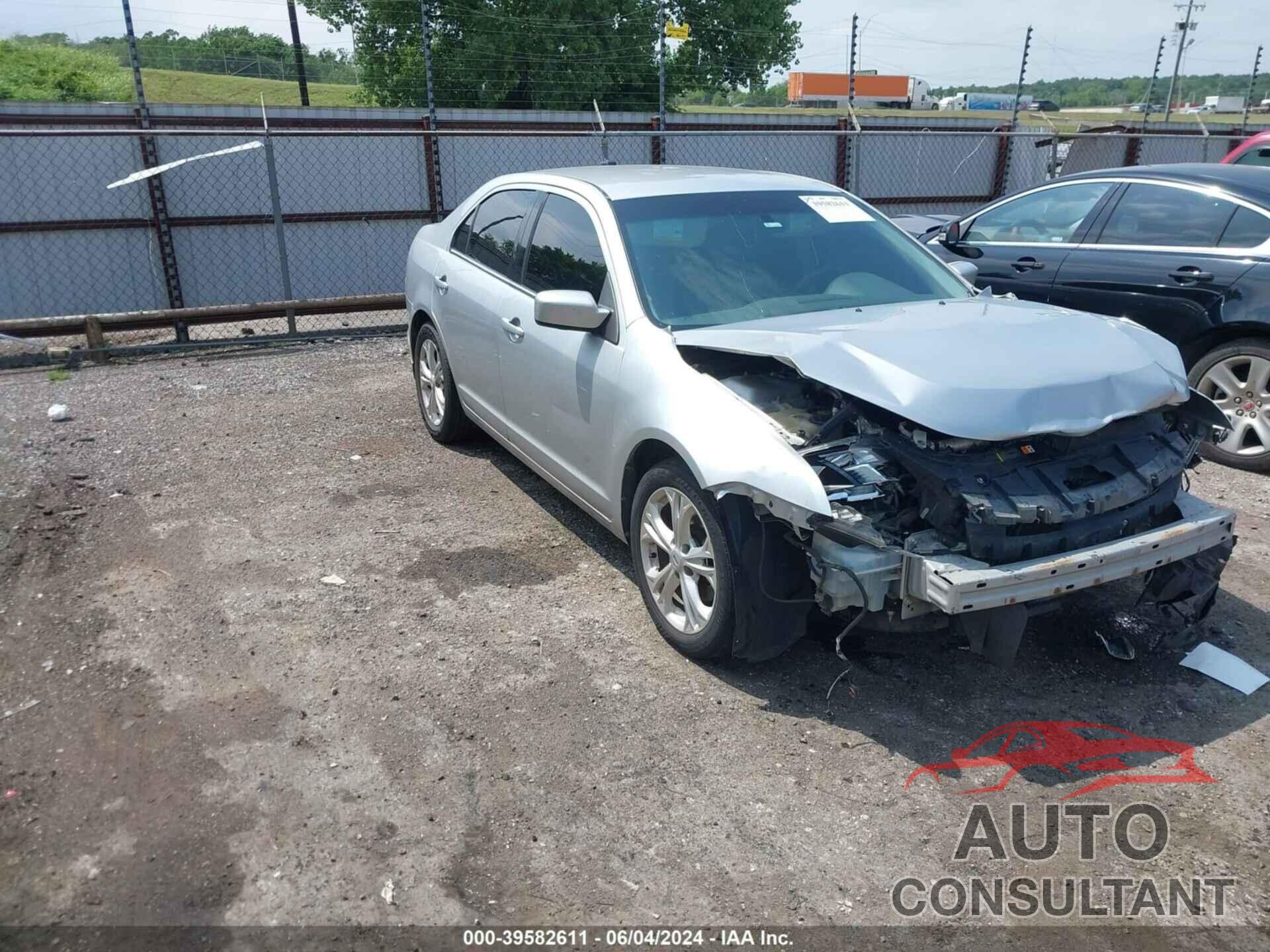 FORD FUSION 2012 - 3FAHP0HA2CR263158