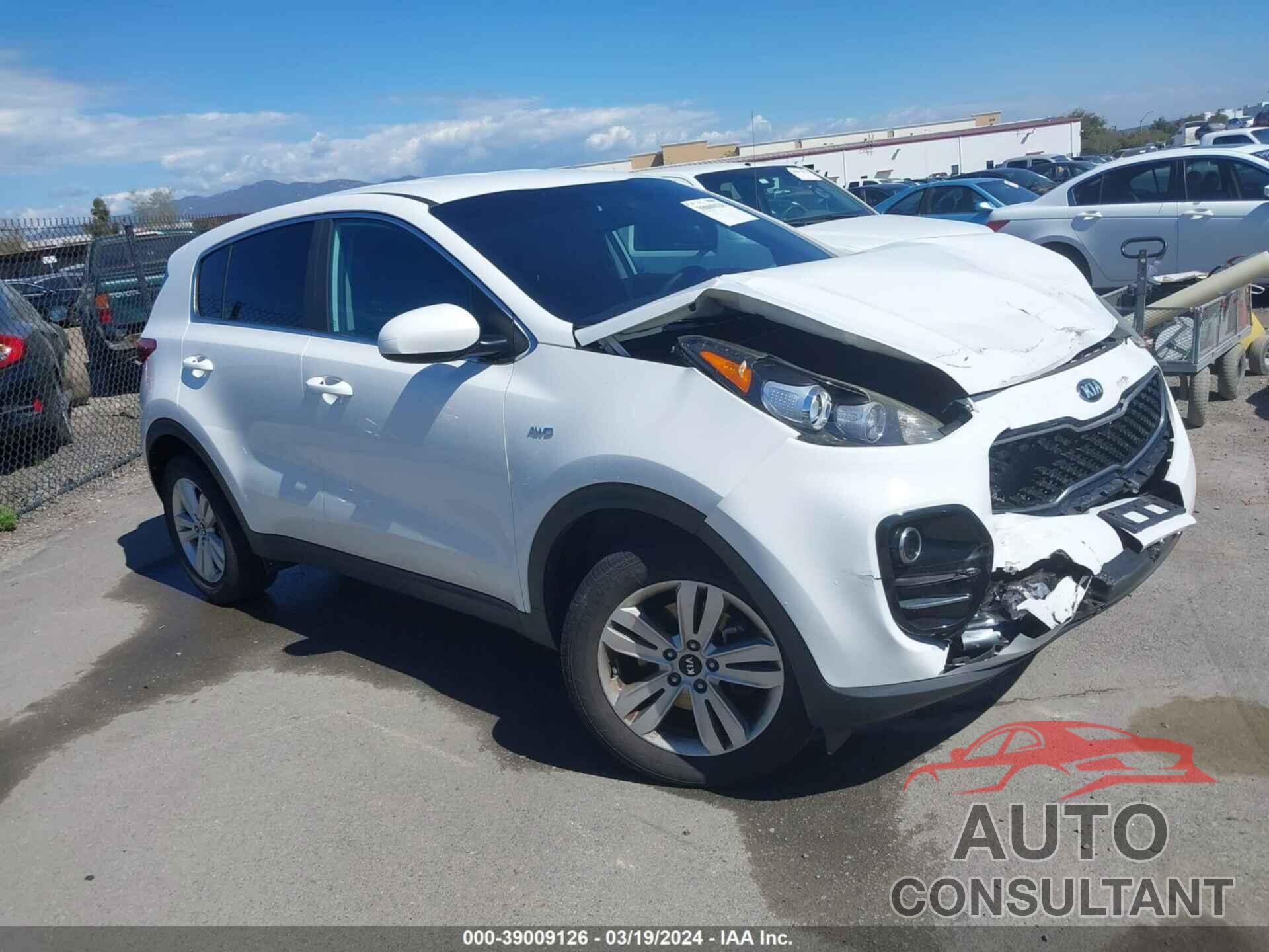 KIA SPORTAGE 2017 - KNDPMCAC3H7298933