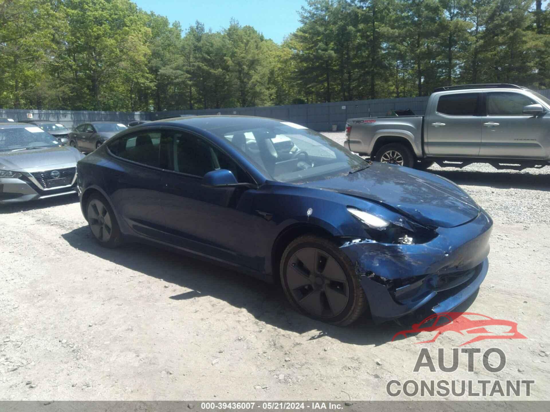 TESLA MODEL 3 2022 - 5YJ3E1EB7NF207766