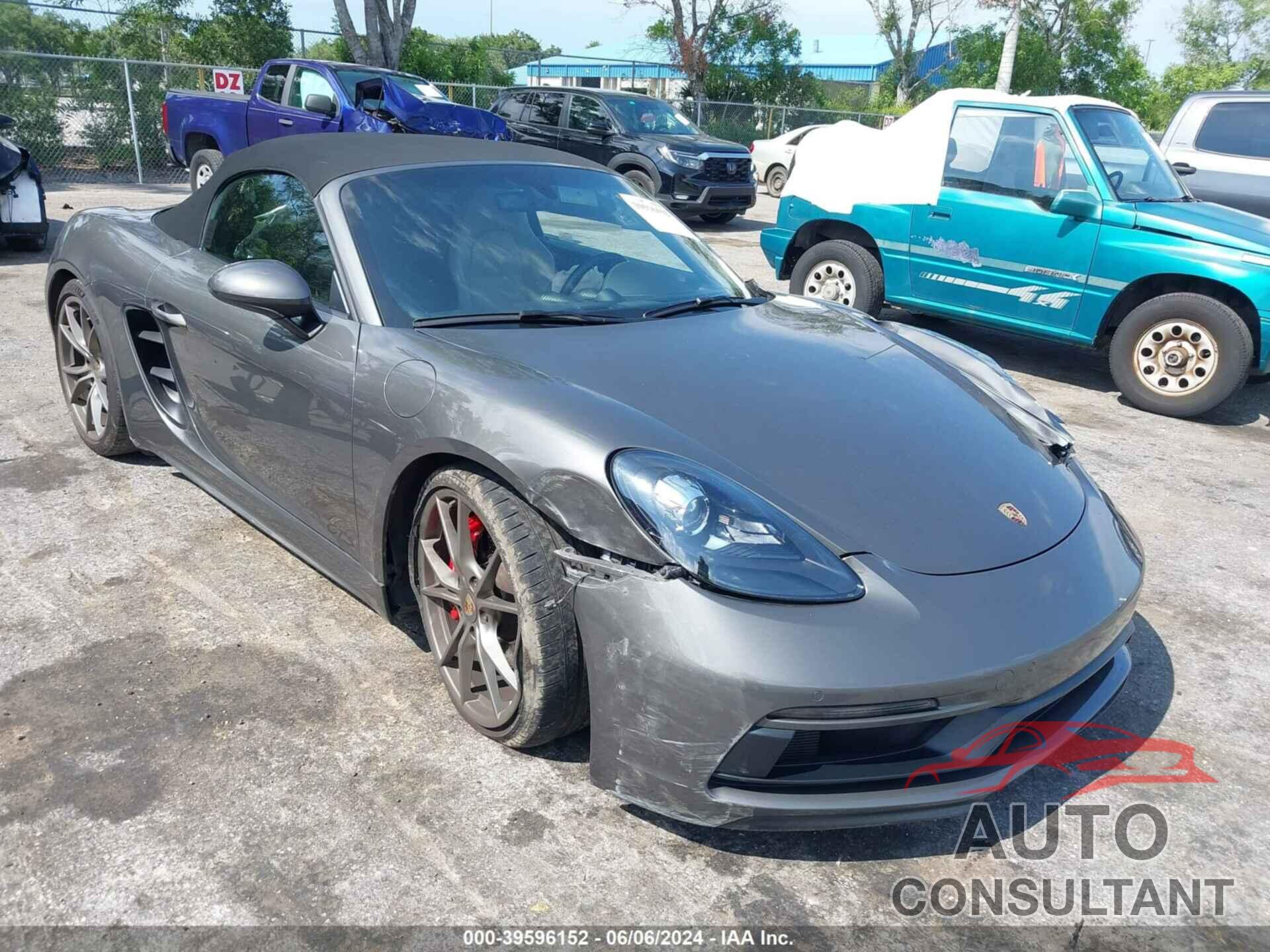 PORSCHE 718 BOXSTER 2019 - WP0CB2A80KS228823