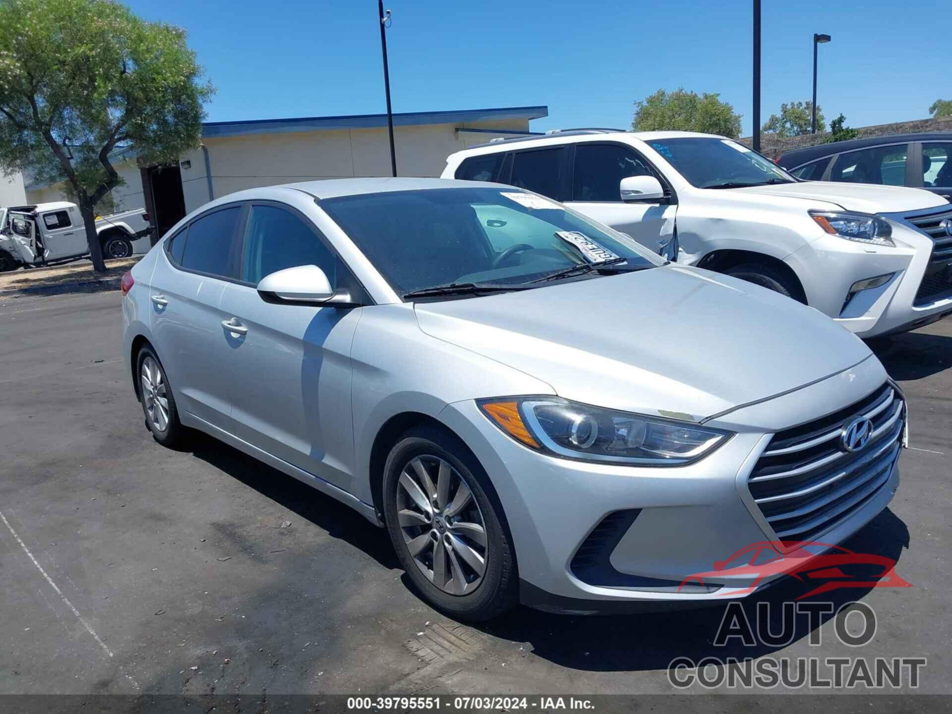 HYUNDAI ELANTRA 2017 - 5NPD84LF4HH071914