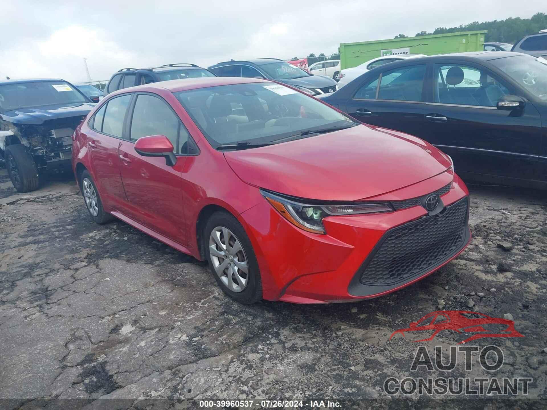 TOYOTA COROLLA 2020 - JTDEPRAE2LJ005652