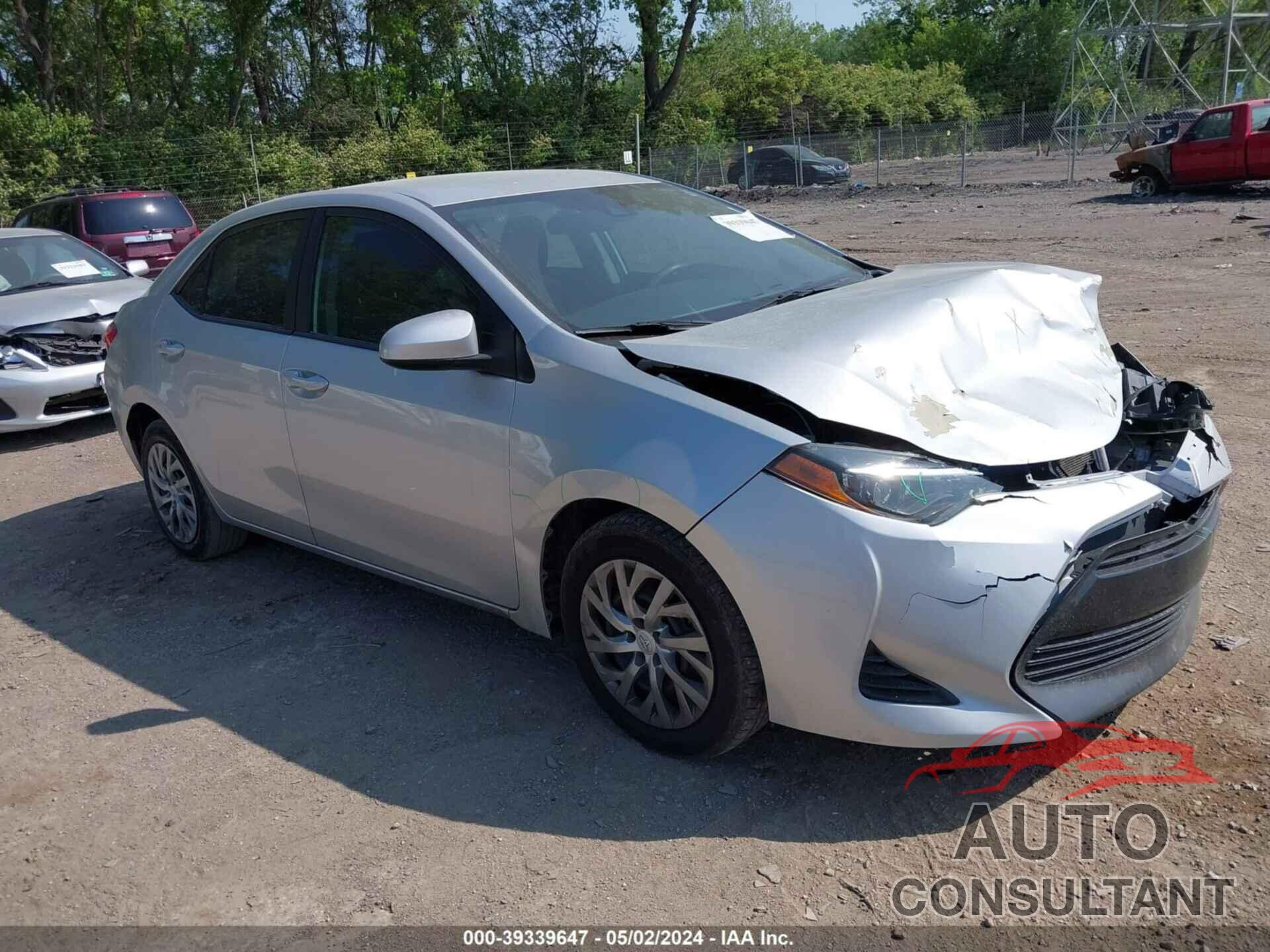 TOYOTA COROLLA 2019 - 2T1BURHE7KC190356