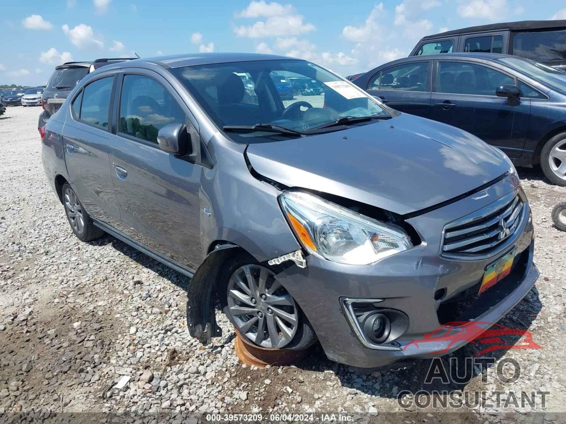 MITSUBISHI MIRAGE 2019 - ML32F4FJ8KHF12307