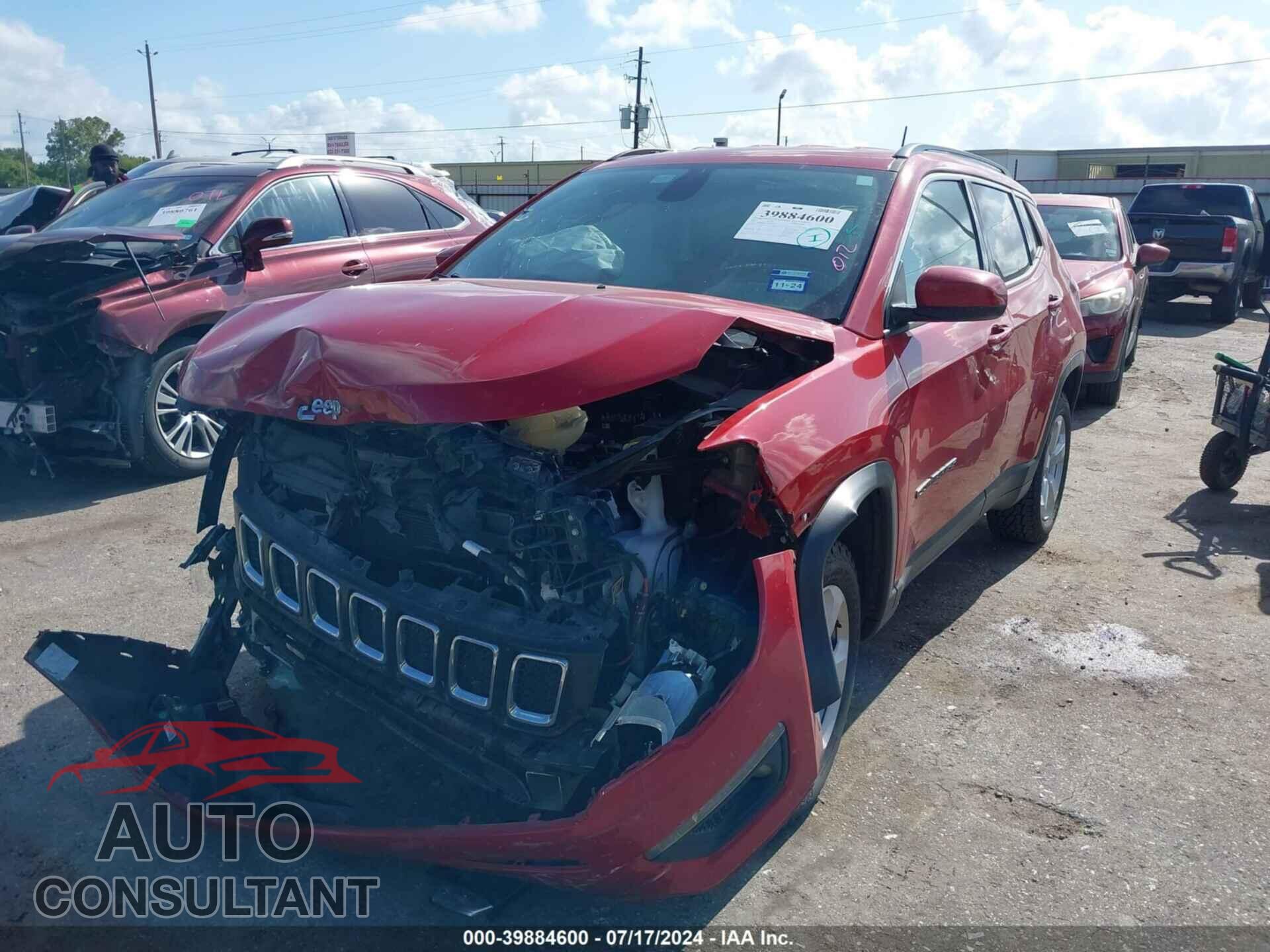 JEEP NEW COMPASS 2017 - 3C4NJDBBXHT681419