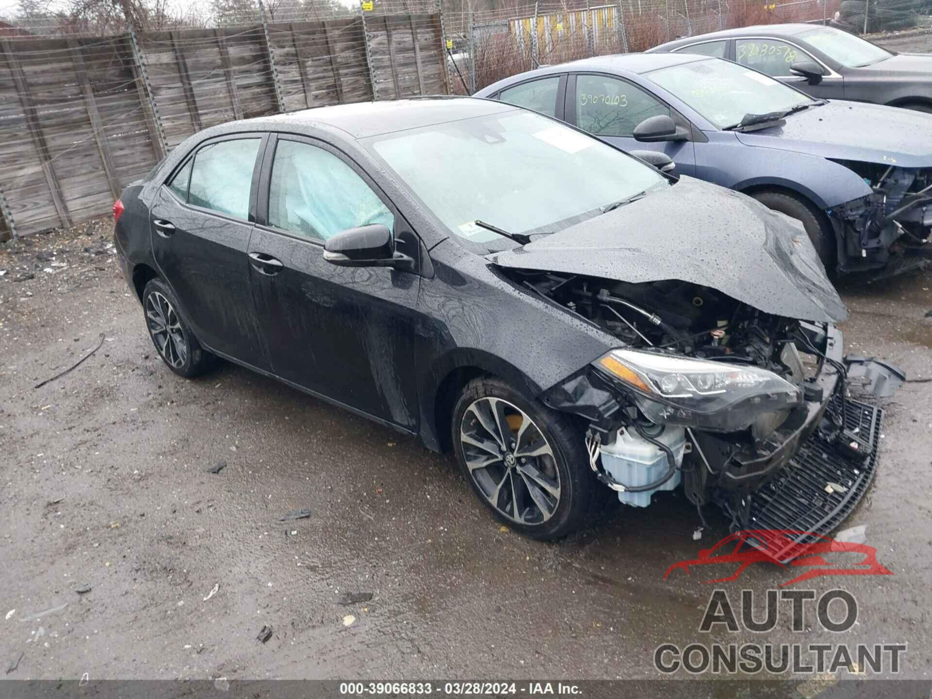 TOYOTA COROLLA 2019 - 2T1BURHE0KC153410