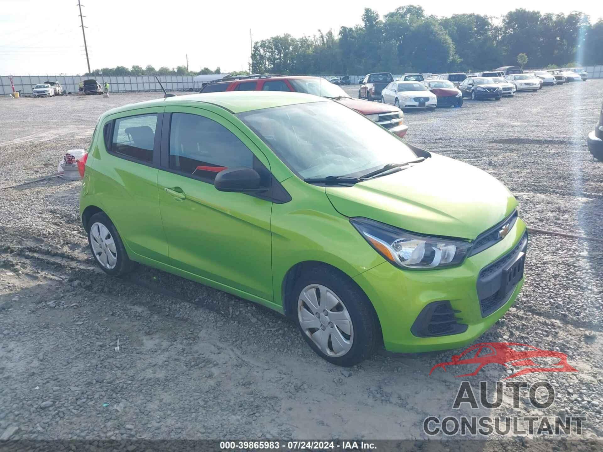 CHEVROLET SPARK 2016 - KL8CB6SA4GC577163