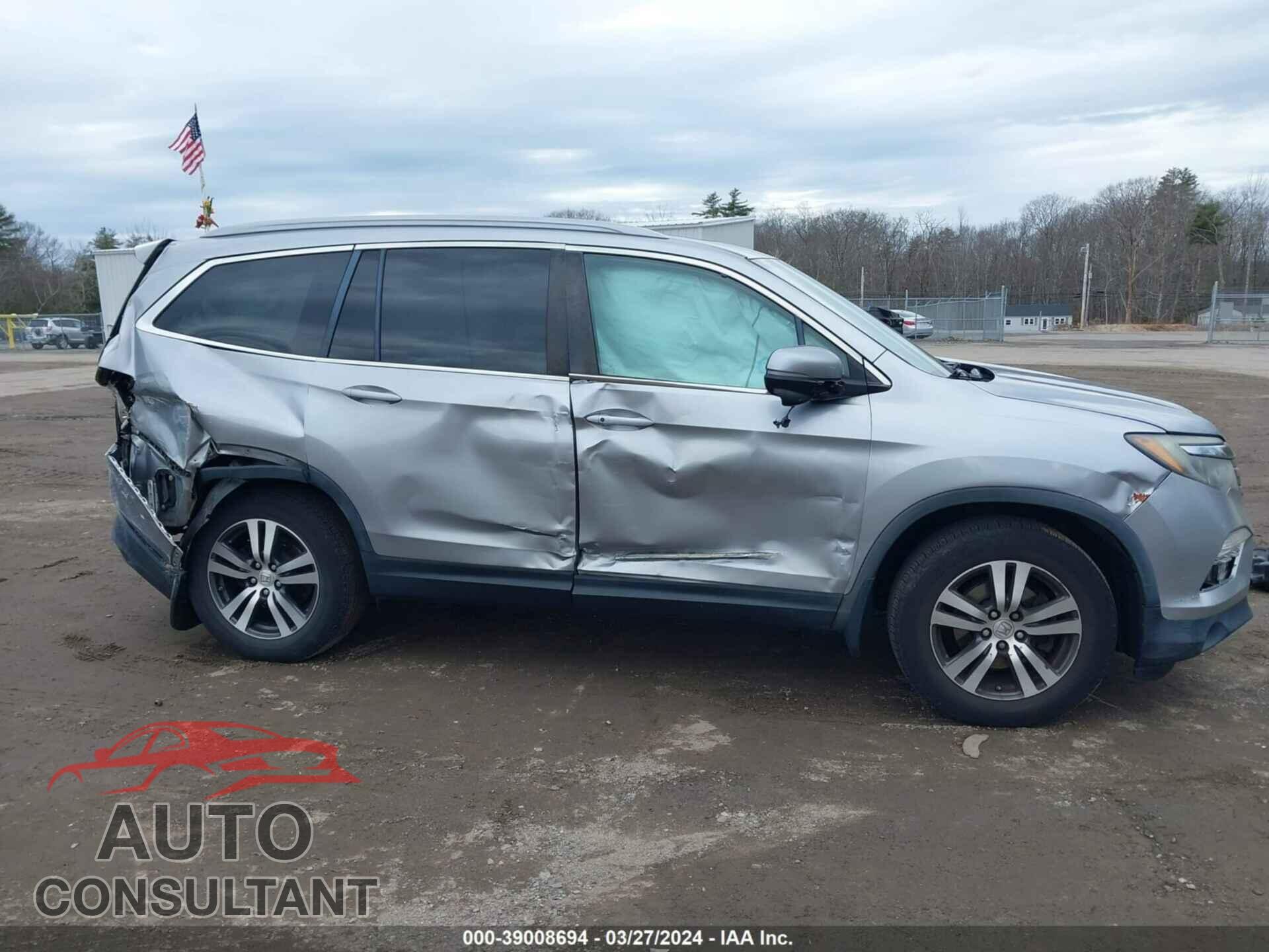 HONDA PILOT 2016 - 5FNYF6H57GB016017