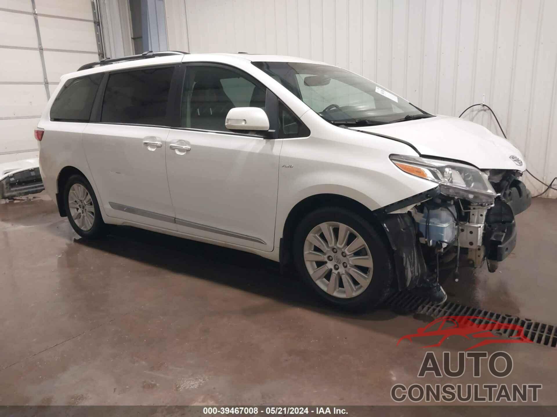 TOYOTA SIENNA 2016 - 5TDDK3DC1GS138607