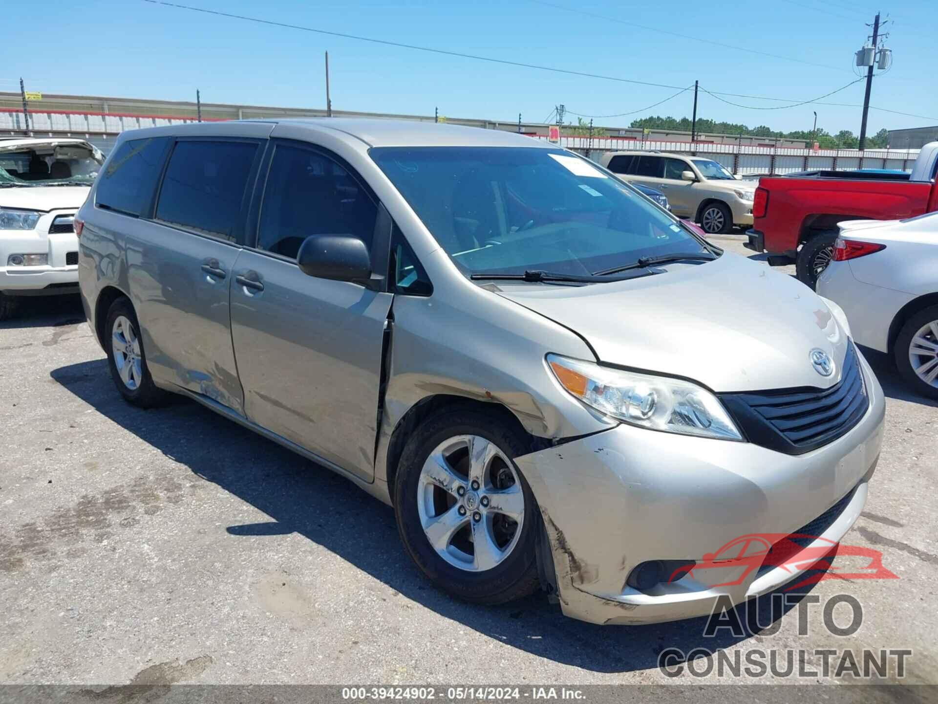 TOYOTA SIENNA 2017 - 5TDZZ3DC6HS834690