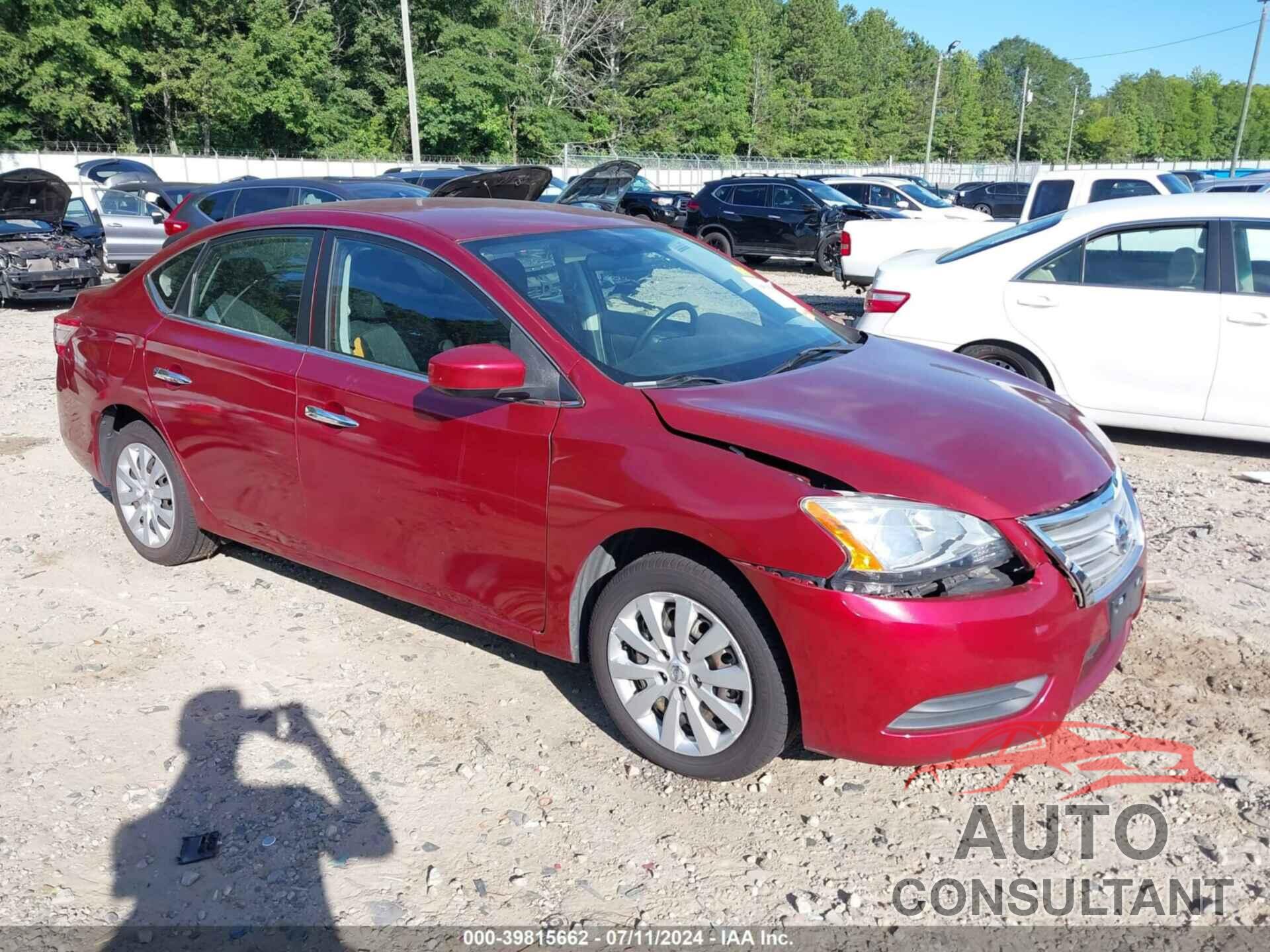 NISSAN SENTRA 2015 - 3N1AB7AP8FY246413