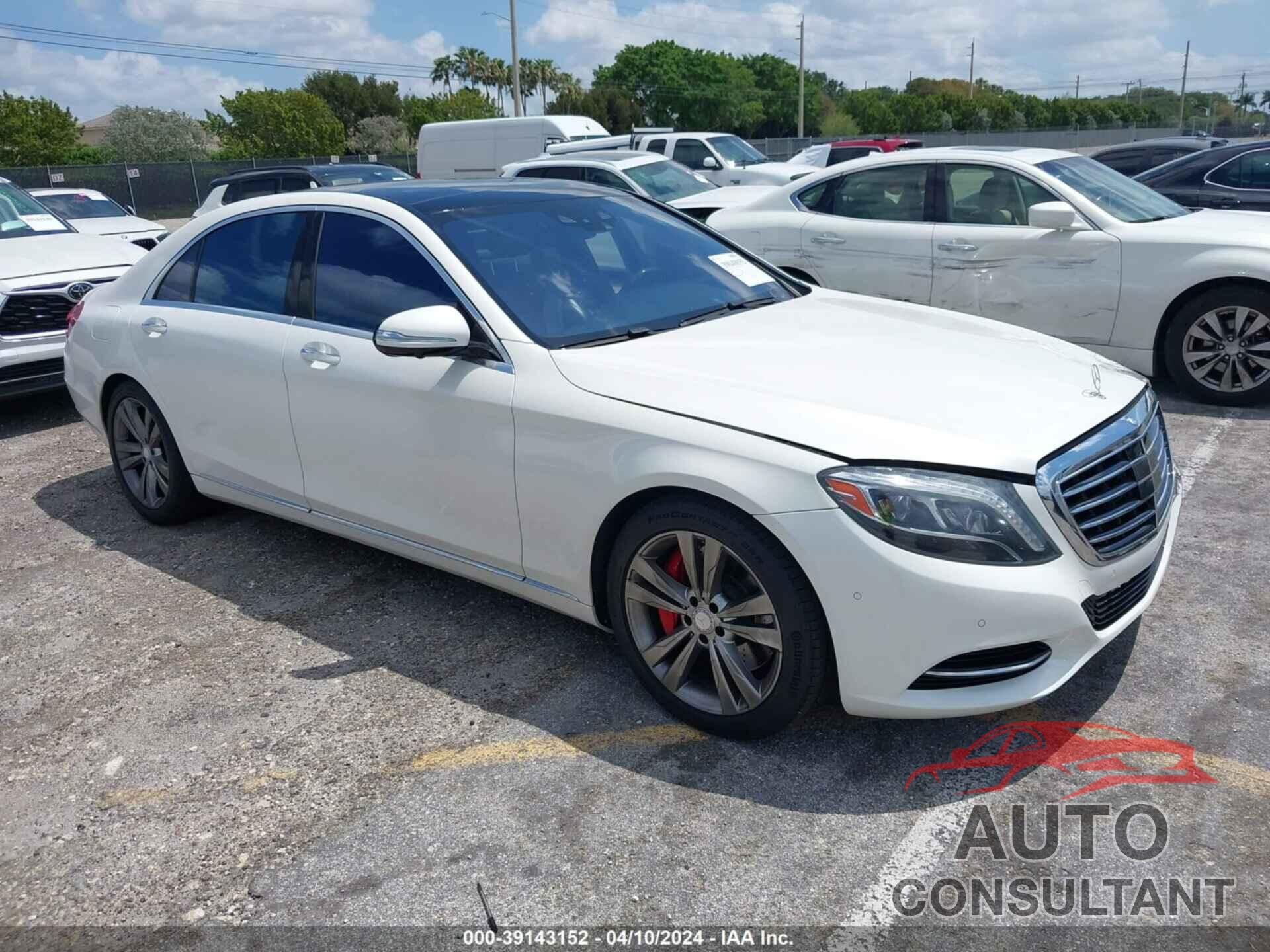 MERCEDES-BENZ S 550 2016 - WDDUG8FB8GA233056