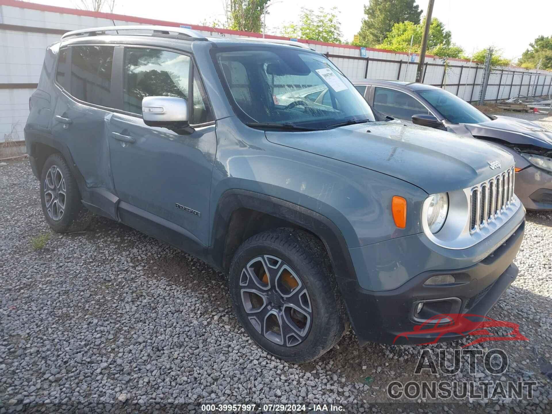 JEEP RENEGADE 2017 - ZACCJBDBXHPE40718