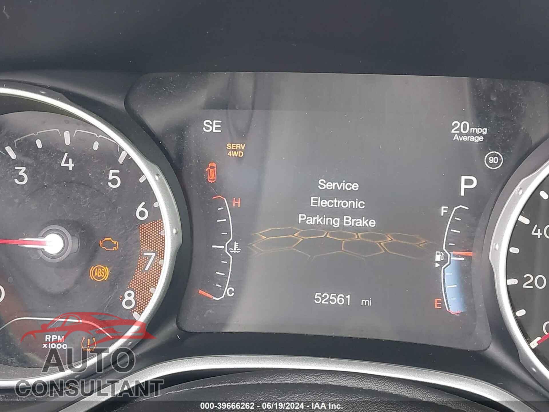 JEEP COMPASS 2019 - 3C4NJDCB3KT679372
