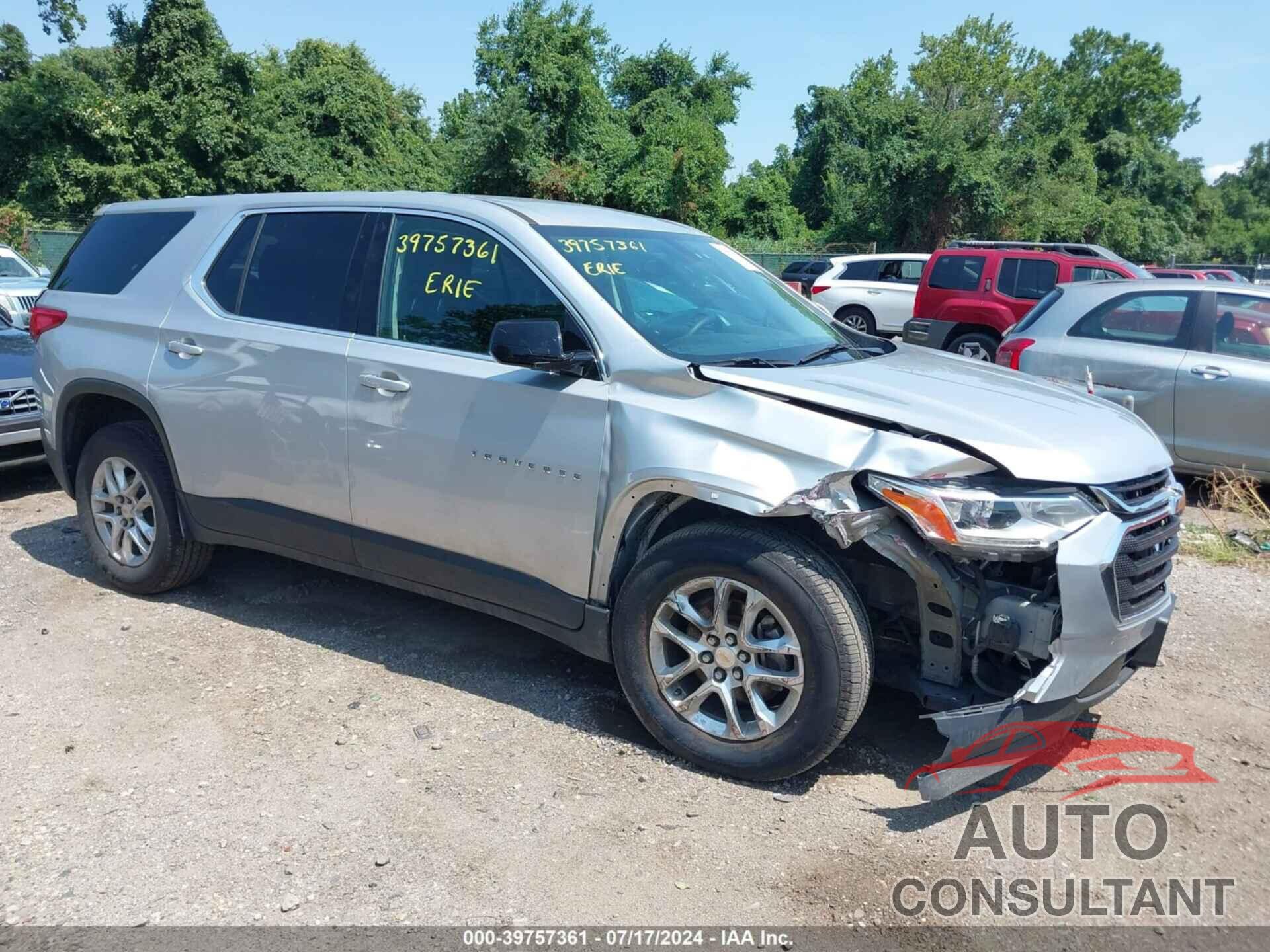 CHEVROLET TRAVERSE 2019 - 1GNEVFKW6KJ152221